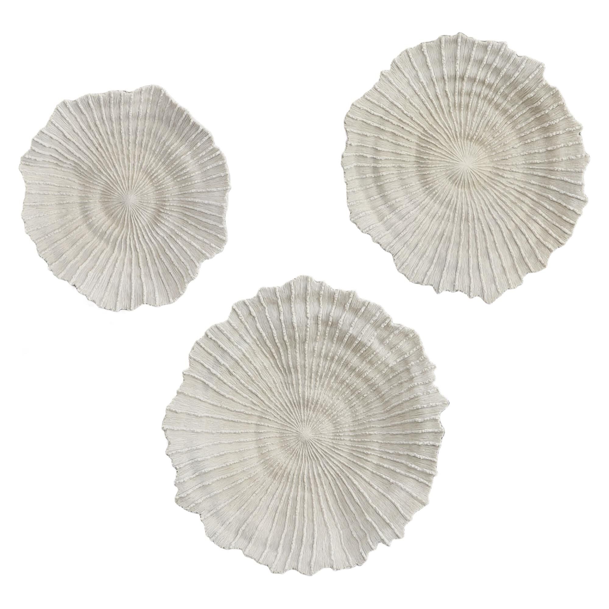 Uttermost Uttermost Ocean Gems Coral Wall Decor, Set-3 Alternative Wall Art Ocean Gems - 04351 - Coastal Glam