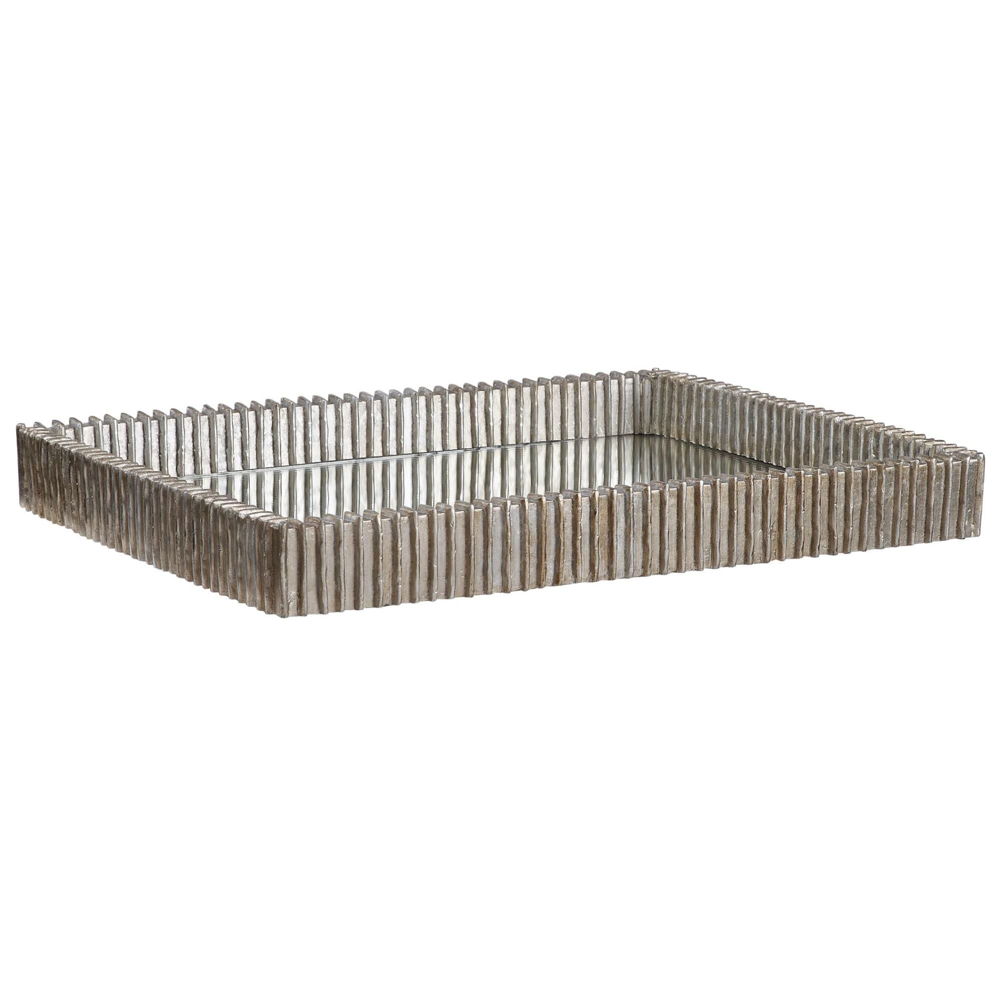 Uttermost Uttermost Talmage Silver Mirrored Tray Tray Talmage - 17732