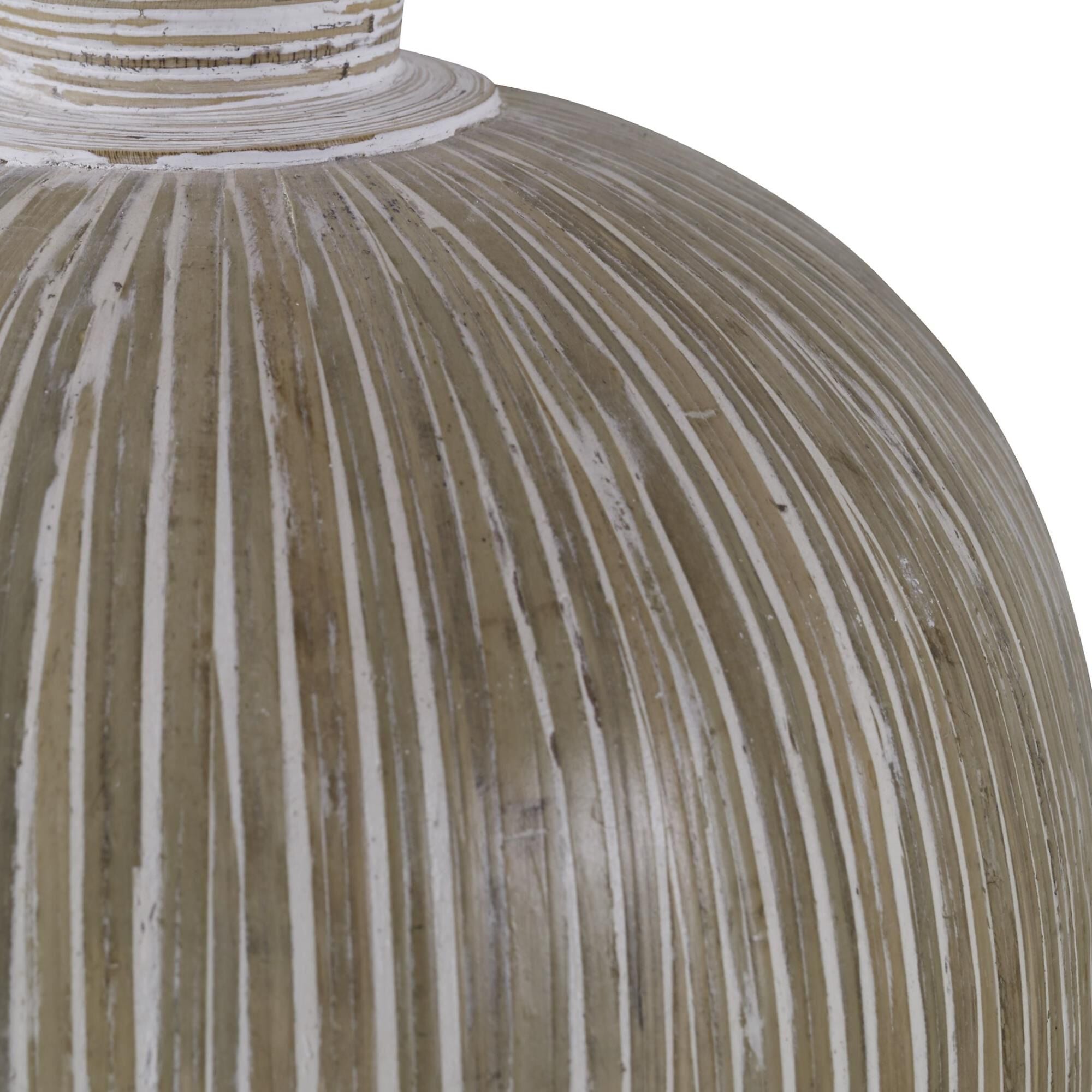 Uttermost Uttermost Islander White Washed Vases, S-2 Vase-Urn Islander - 17990 - Modern Contemporary