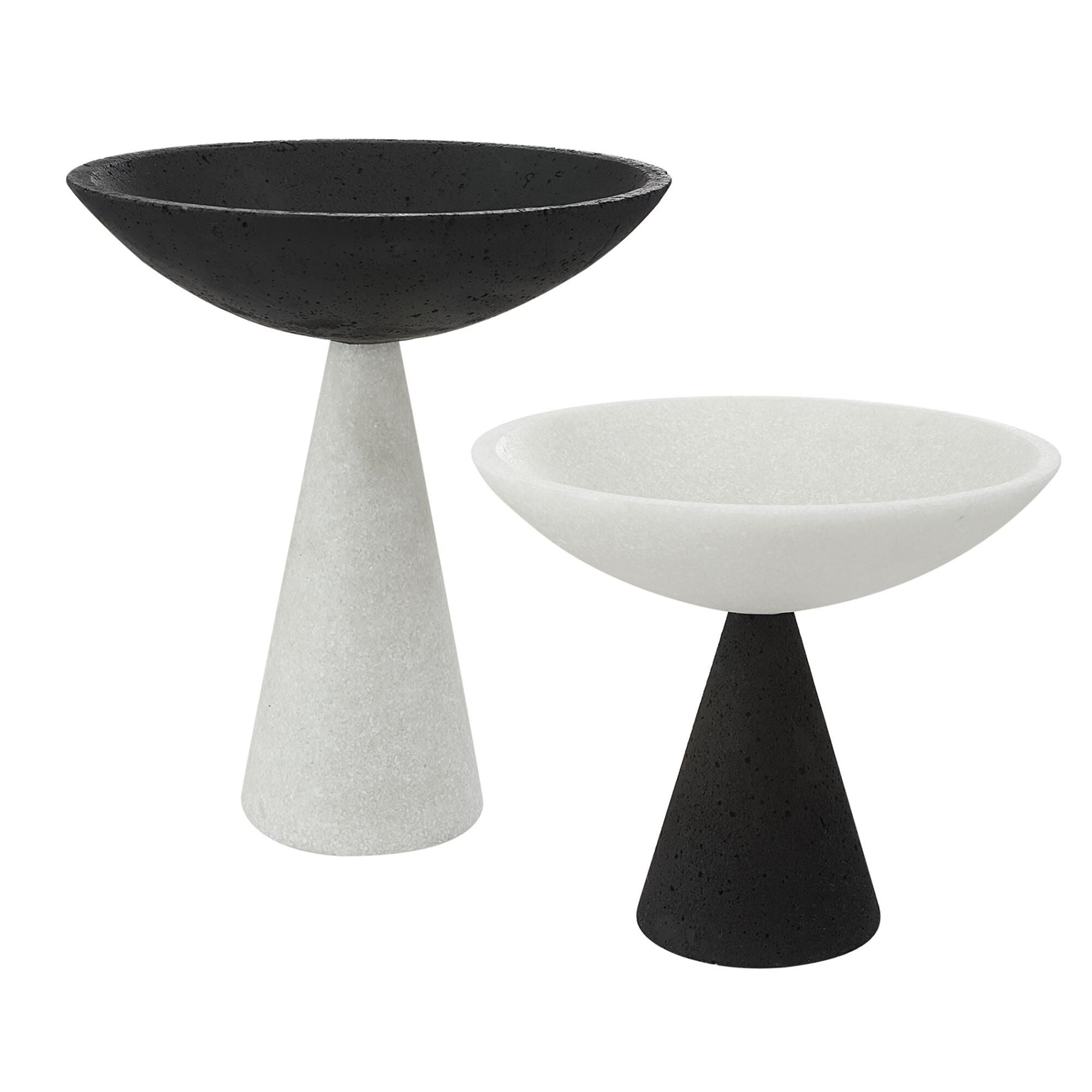 Uttermost Uttermost Antithesis Marble Bowls, S-2 Bowl Antithesis - 18012 - Modern Contemporary