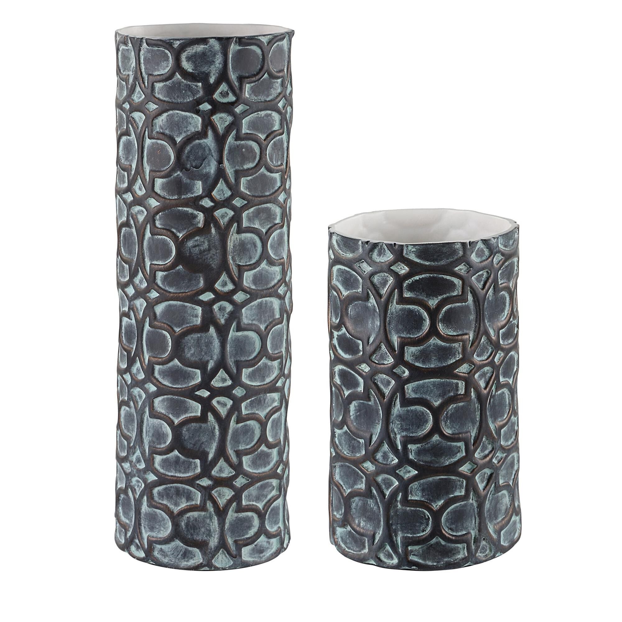 Uttermost Carolyn Kinder Baltra 18 Inch Vase-Urn Baltra - 18098 - Transitional