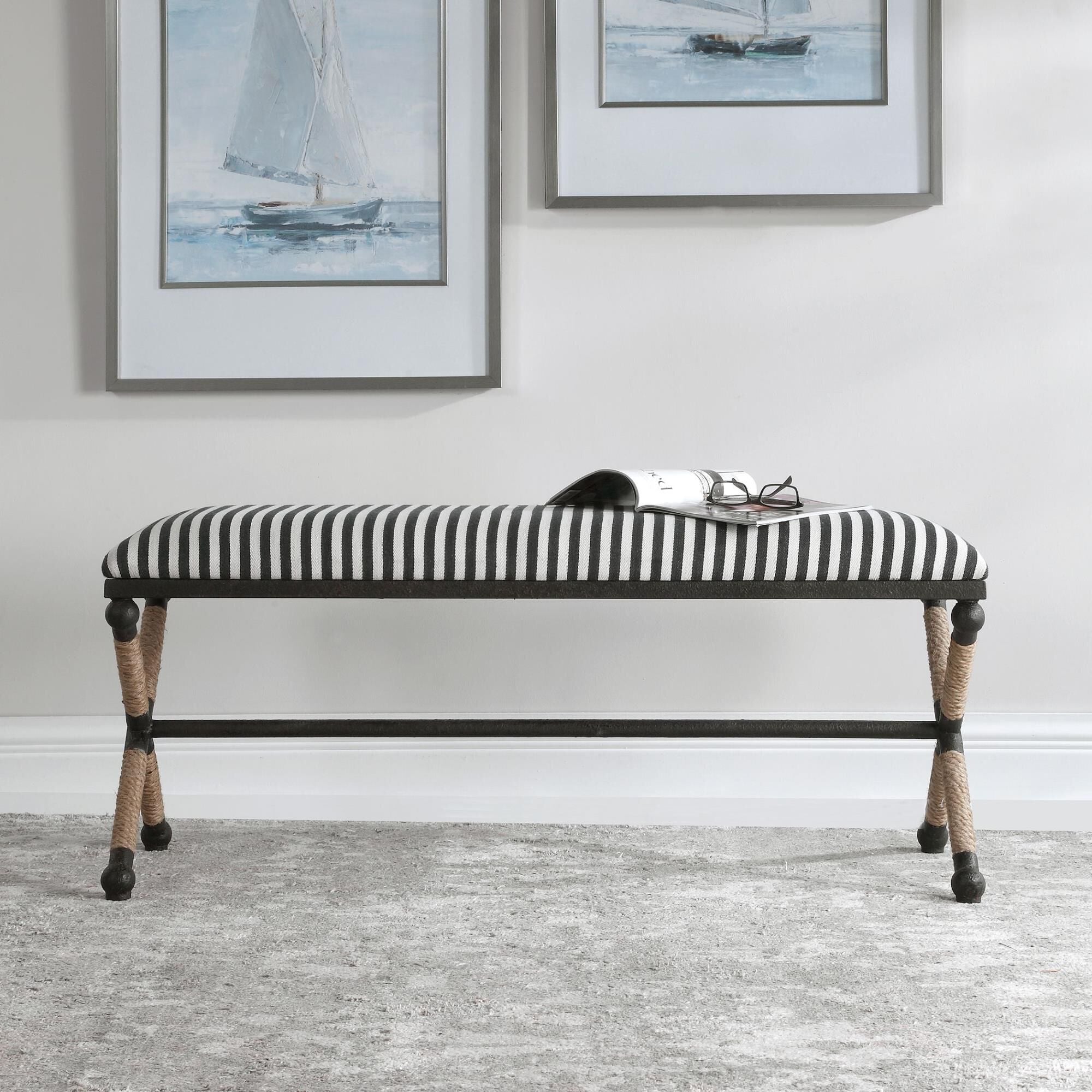 Uttermost Braddock Bench Braddock - 23527 - Nautical