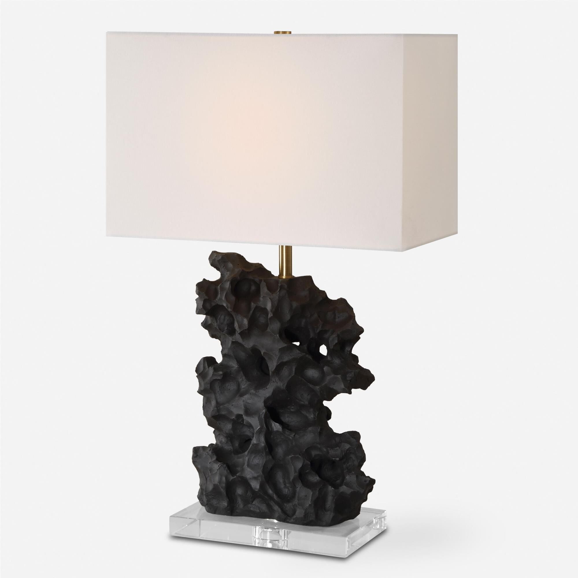 Uttermost Basalt 27 Inch Table Lamp Basalt - 30386-1 - Rustic