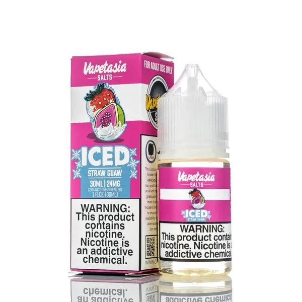 Vapetasia E-Juice Salts - ICED Straw Guaw - 30ml