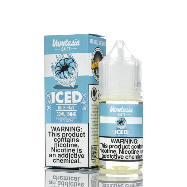 Vapetasia E-Juice Salts - ICED Blue Razz - 30ml