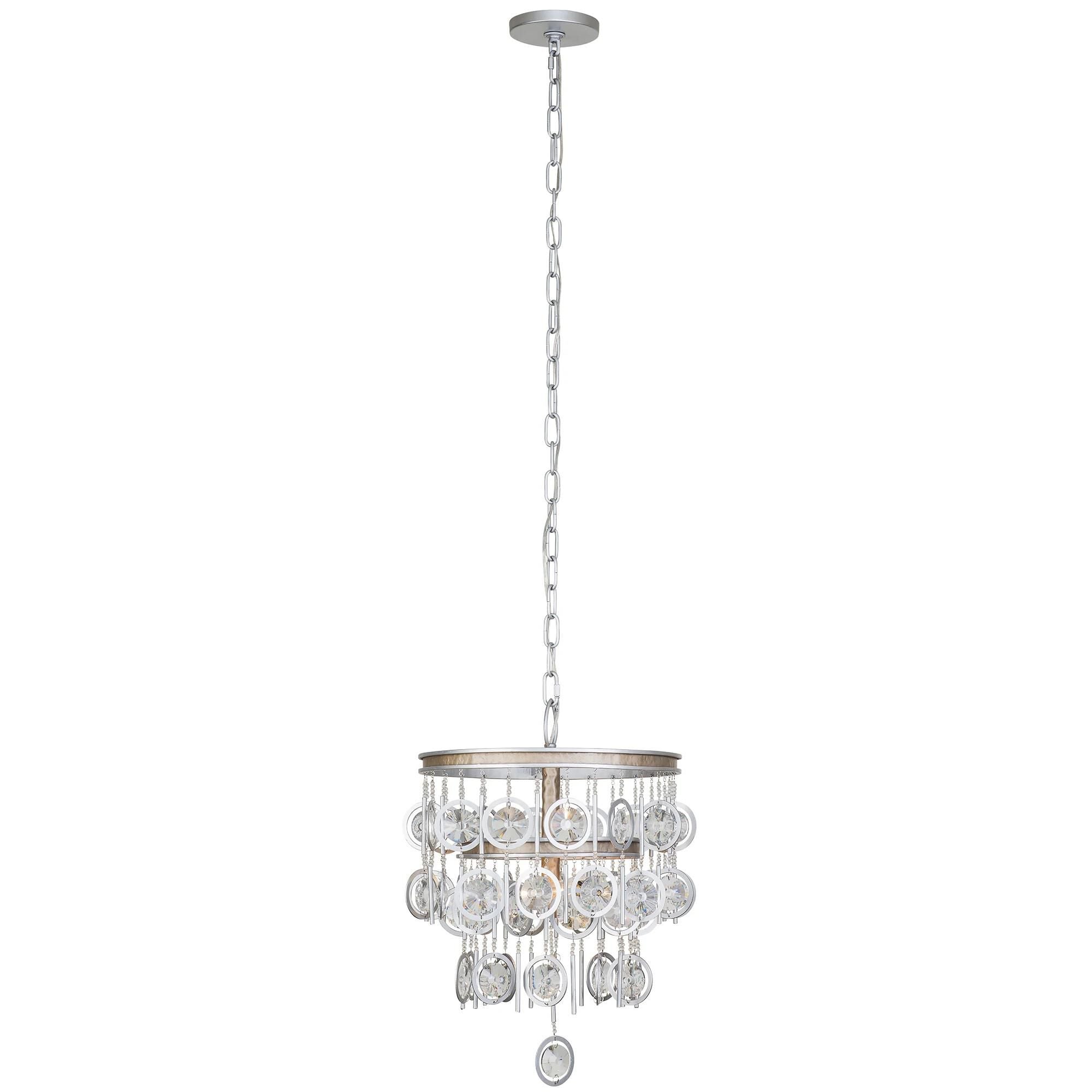 Varaluz Charmed 14 Inch 3 Light Mini Chandelier Charmed - 296P03SICM - Crystal