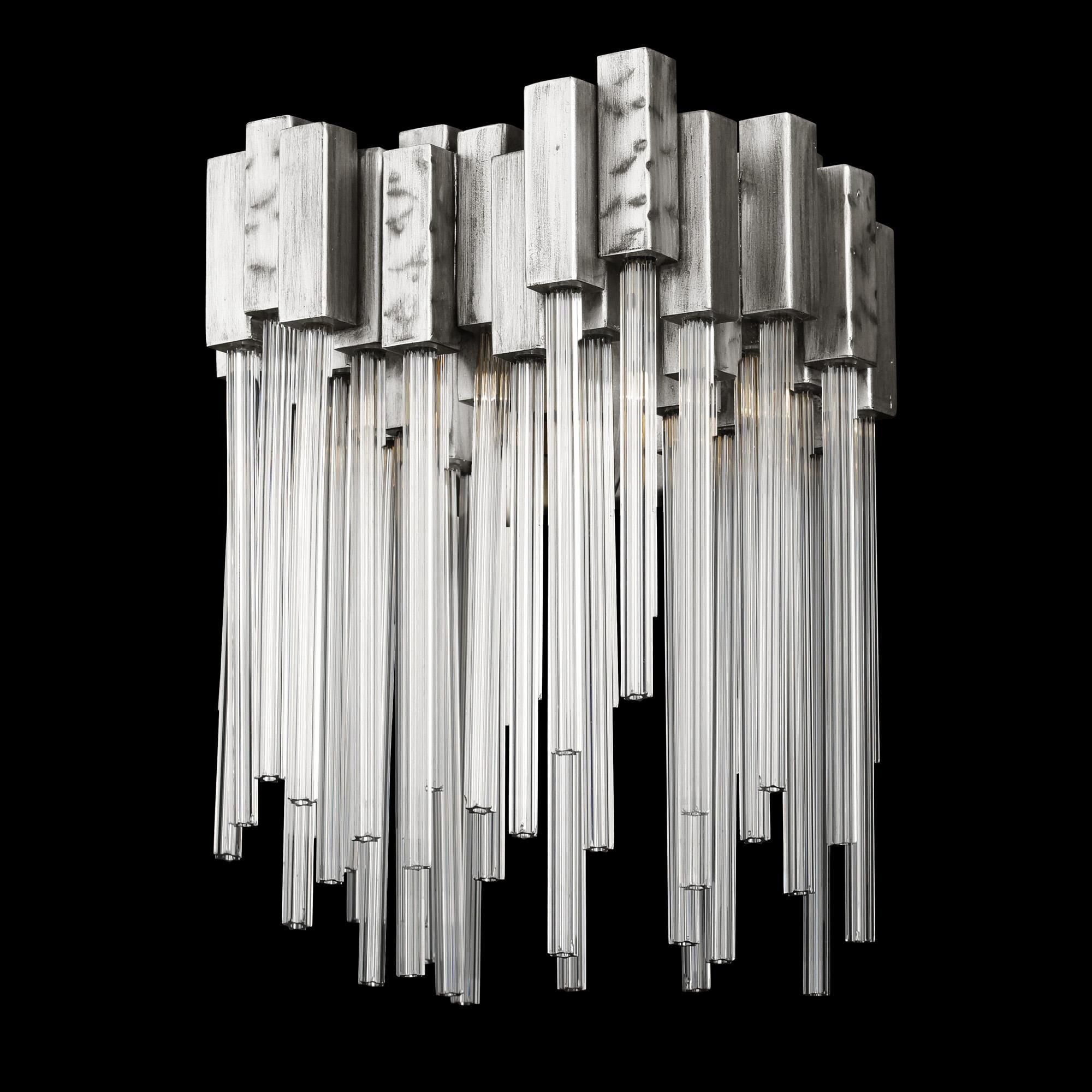 Varaluz Matrix 13 Inch Wall Sconce Matrix - 309W01RN - Art Deco