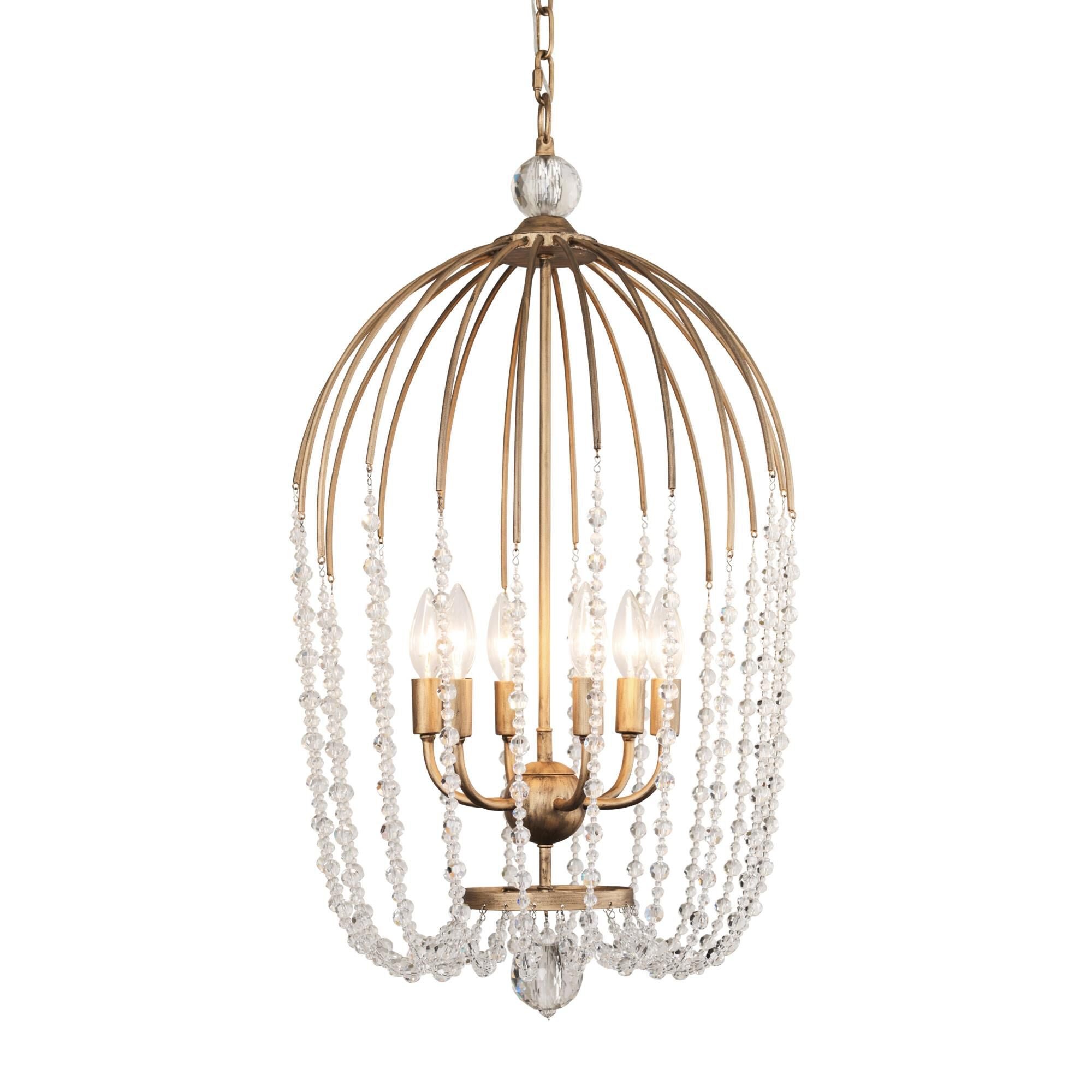 Varaluz Voliere Cage Pendant Voliere - 343F06HG - Traditional