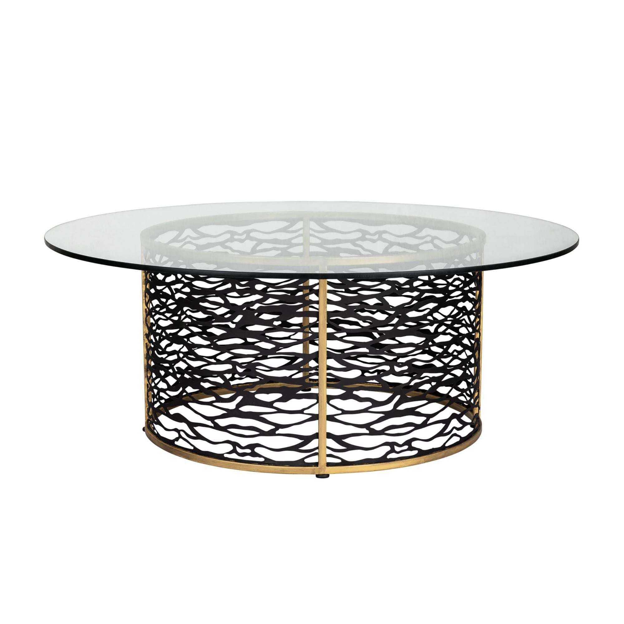 Varaluz Kato Coffee Table Kato - 348TC46HGCB - Art Deco