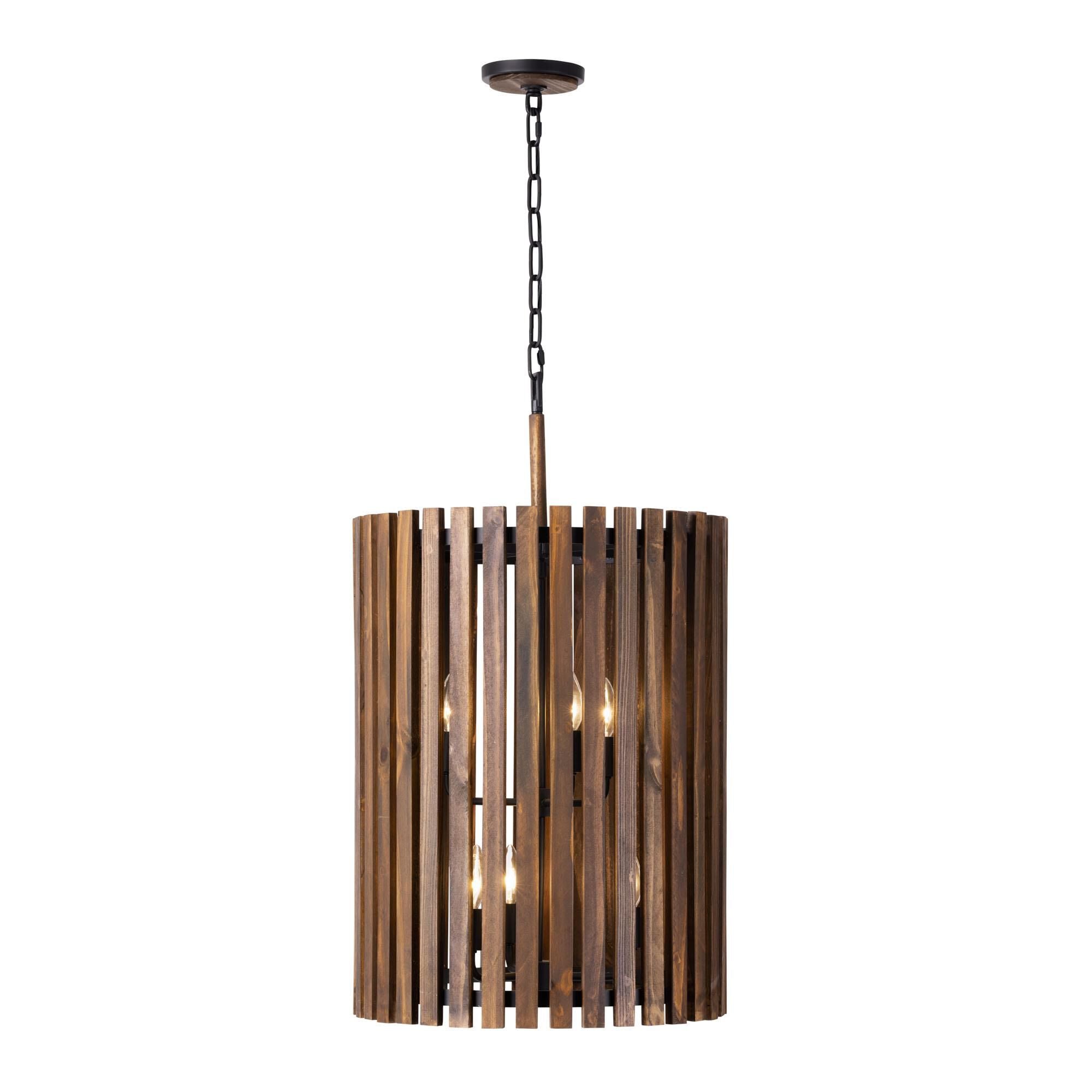 Varaluz Suratto 18 Inch Cage Pendant Suratto - 387F06MBW - Modern Contemporary