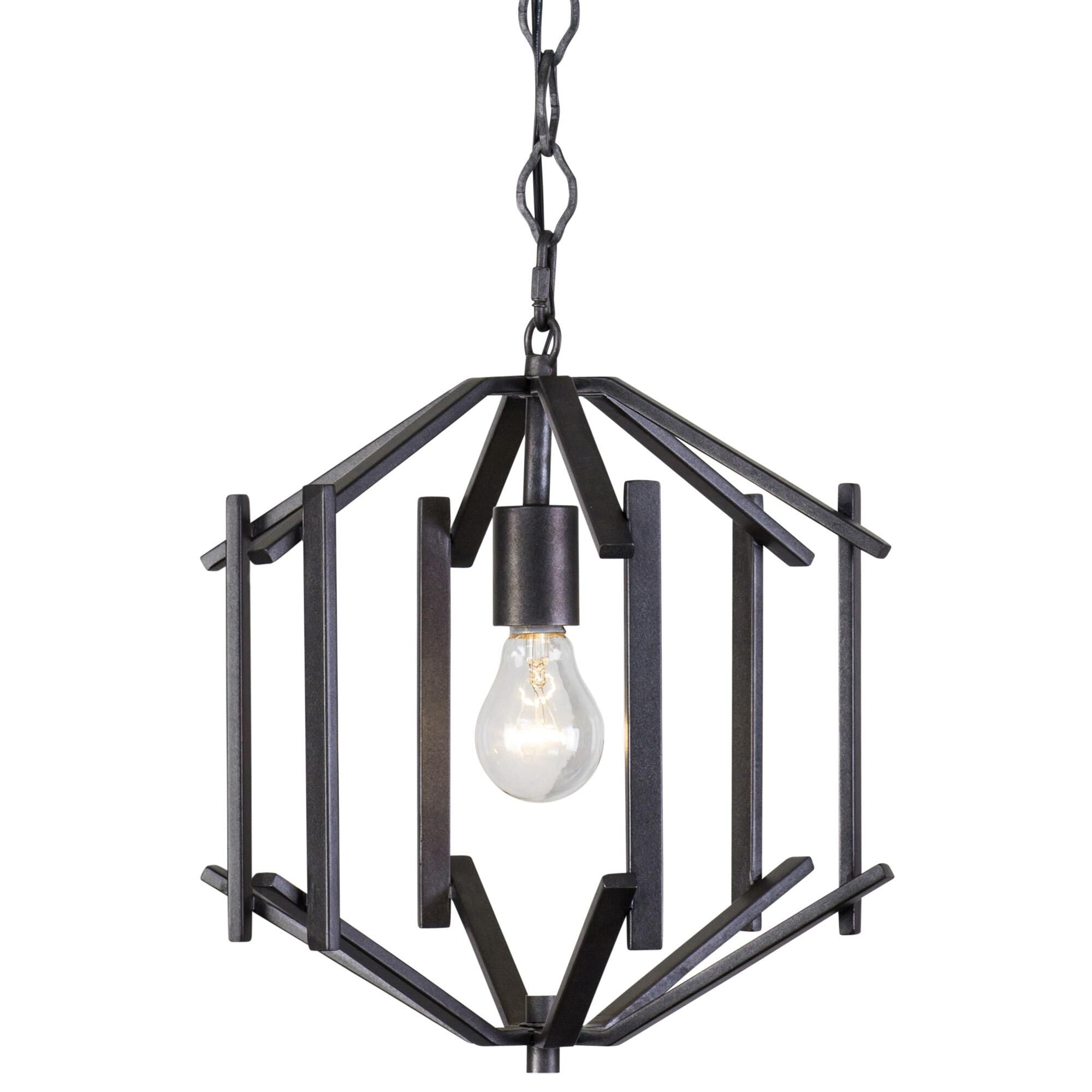 Varaluz Offset 12 Inch Cage Pendant Offset - 611600 - Modern Contemporary