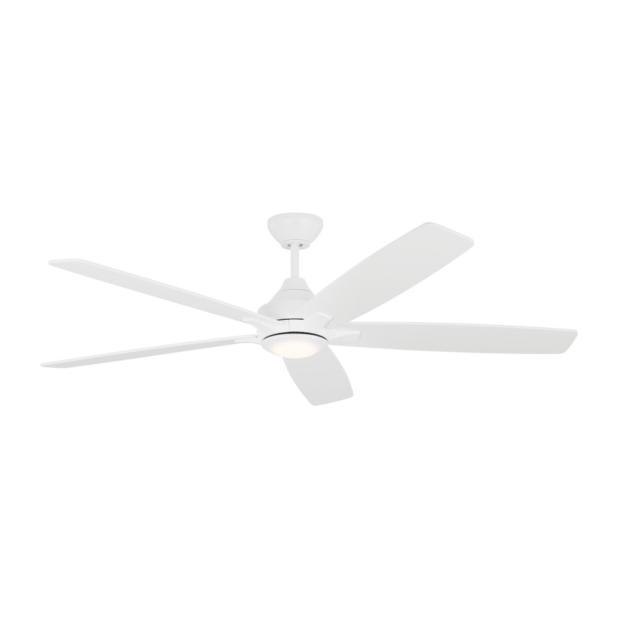 Generation Lighting Lowden Smart 60 Inch Ceiling Fan with Light Kit Lowden Smart - 5LWDSM60RZWD - Transitional