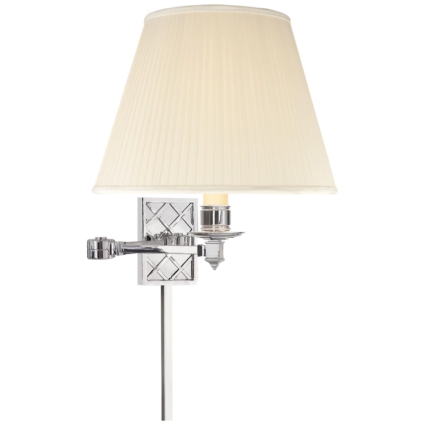 Visual Comfort Signature Collection Alexa Hampton Gene Wall Swing Lamp Gene - AH 2012PN-S - Traditional
