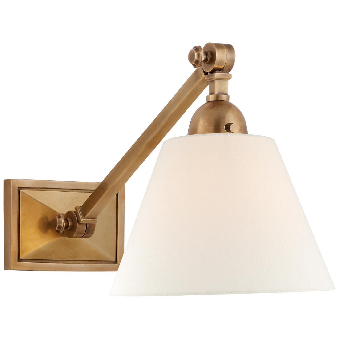 Visual Comfort Signature Collection Alexa Hampton Jane Wall Swing Lamp Jane - AH 2325HAB-L - Traditional