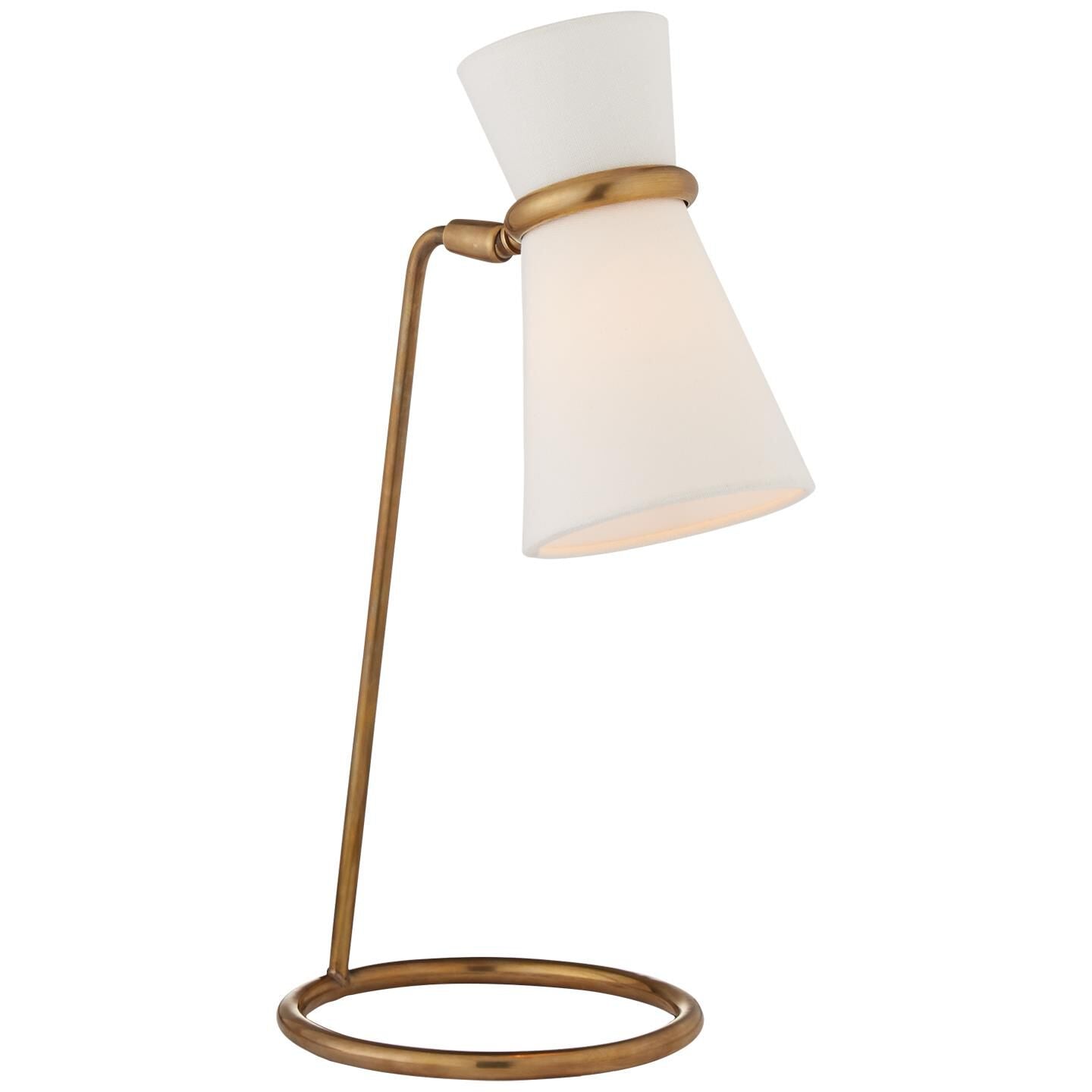 Visual Comfort Signature Collection AERIN Clarkson 17 Inch Desk Lamp Clarkson - ARN 3003HAB-L - Mid-Century Modern