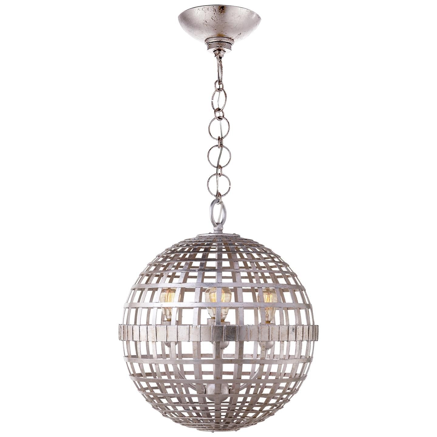 Visual Comfort Signature Collection AERIN Mill 16 Inch Cage Pendant Mill - ARN 5003BSL - Whimsical