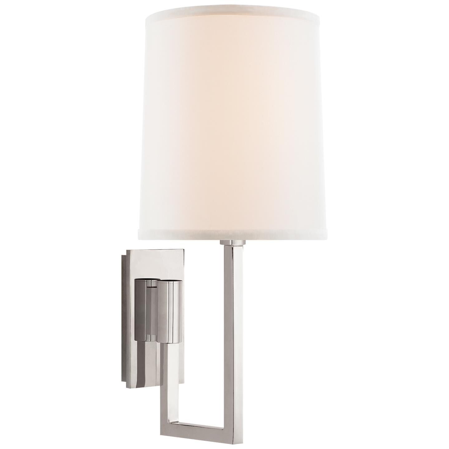 Visual Comfort Signature Collection Barbara Barry Aspect Wall Swing Lamp Aspect - BBL 2027PN-L - Transitional