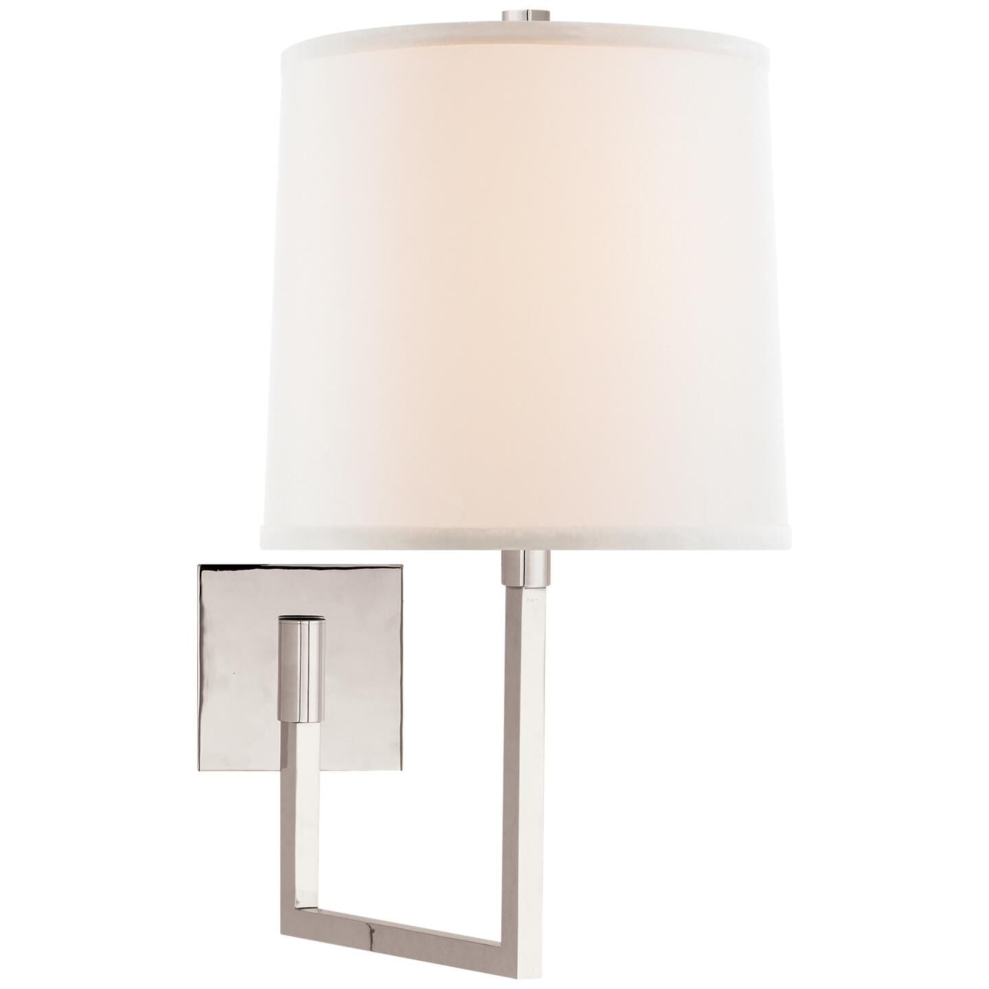 Visual Comfort Signature Collection Barbara Barry Aspect Wall Swing Lamp Aspect - BBL 2029PN-L - Transitional
