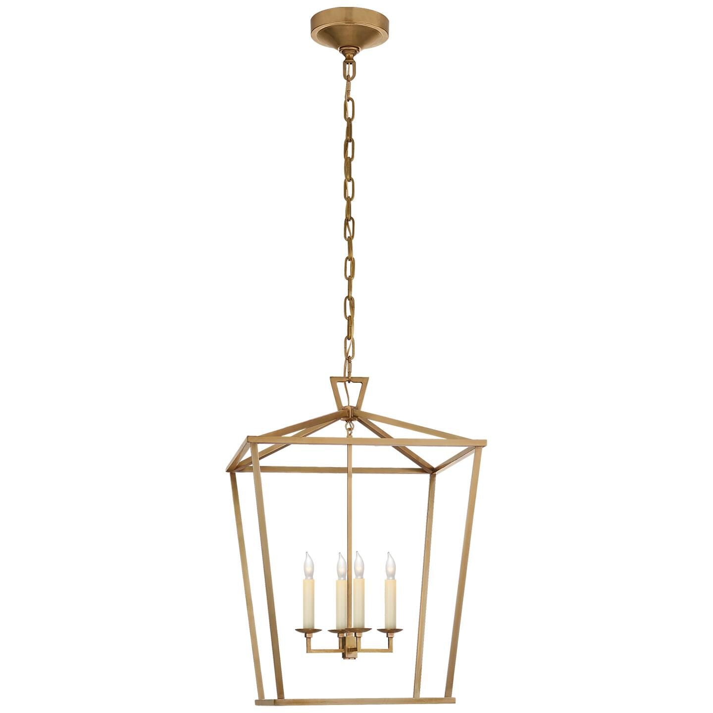 Visual Comfort Signature Collection Chapman & Myers Darlana 17 Inch Cage Pendant Darlana - CHC 2165AB - Transitional