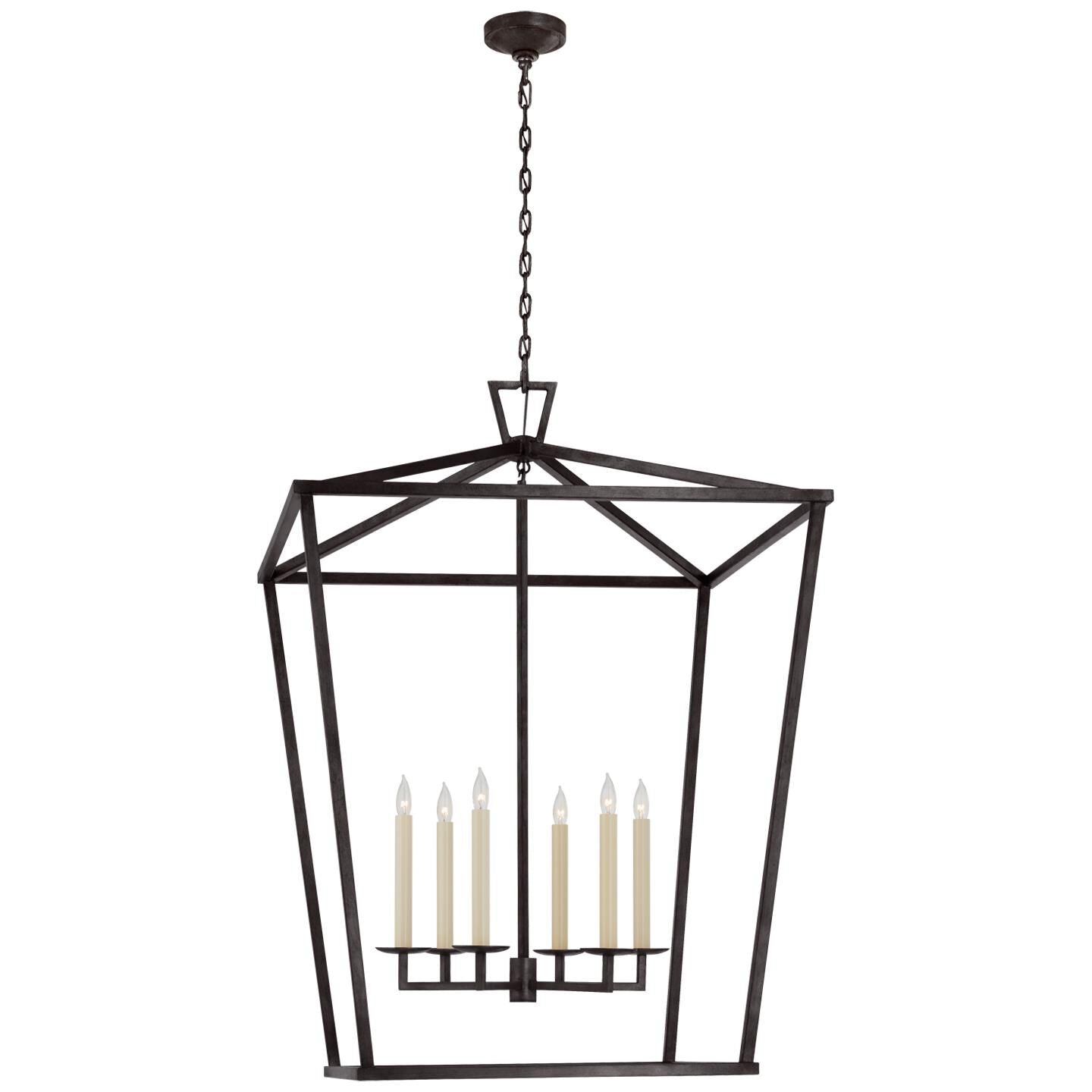 Visual Comfort Signature Collection Chapman & Myers Darlana 36 Inch Cage Pendant Darlana - CHC 2172AI - Transitional