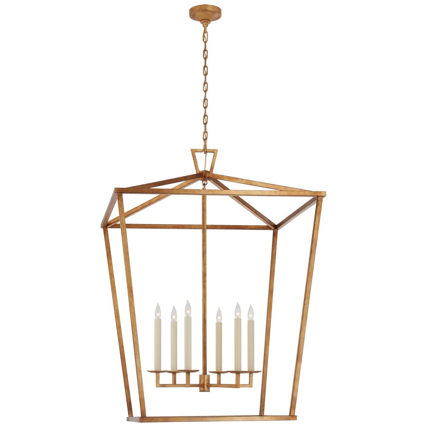 Visual Comfort Signature Collection Chapman & Myers Darlana 36 Inch Cage Pendant Darlana - CHC 2172GI - Transitional