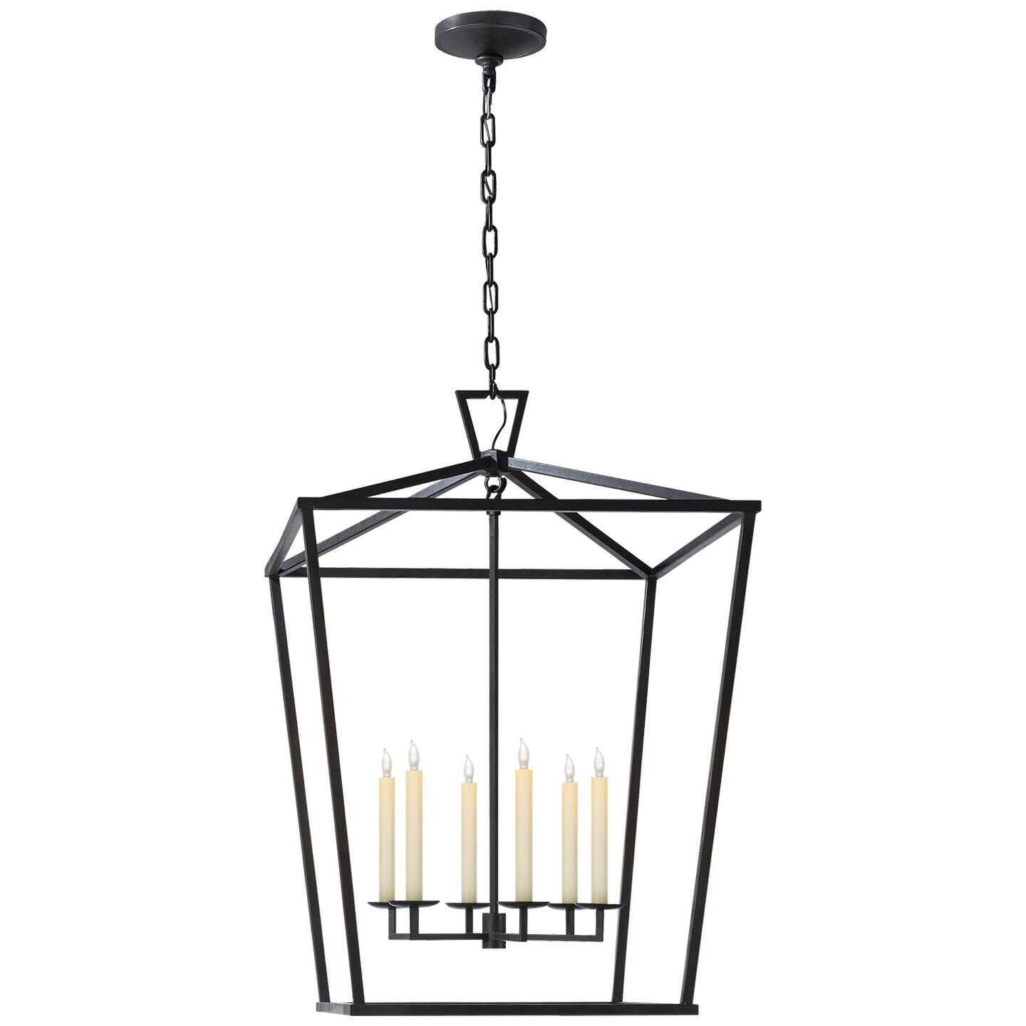 Visual Comfort Signature Collection Chapman & Myers Darlana 29 Inch Cage Pendant Darlana - CHC 2177AI - Transitional