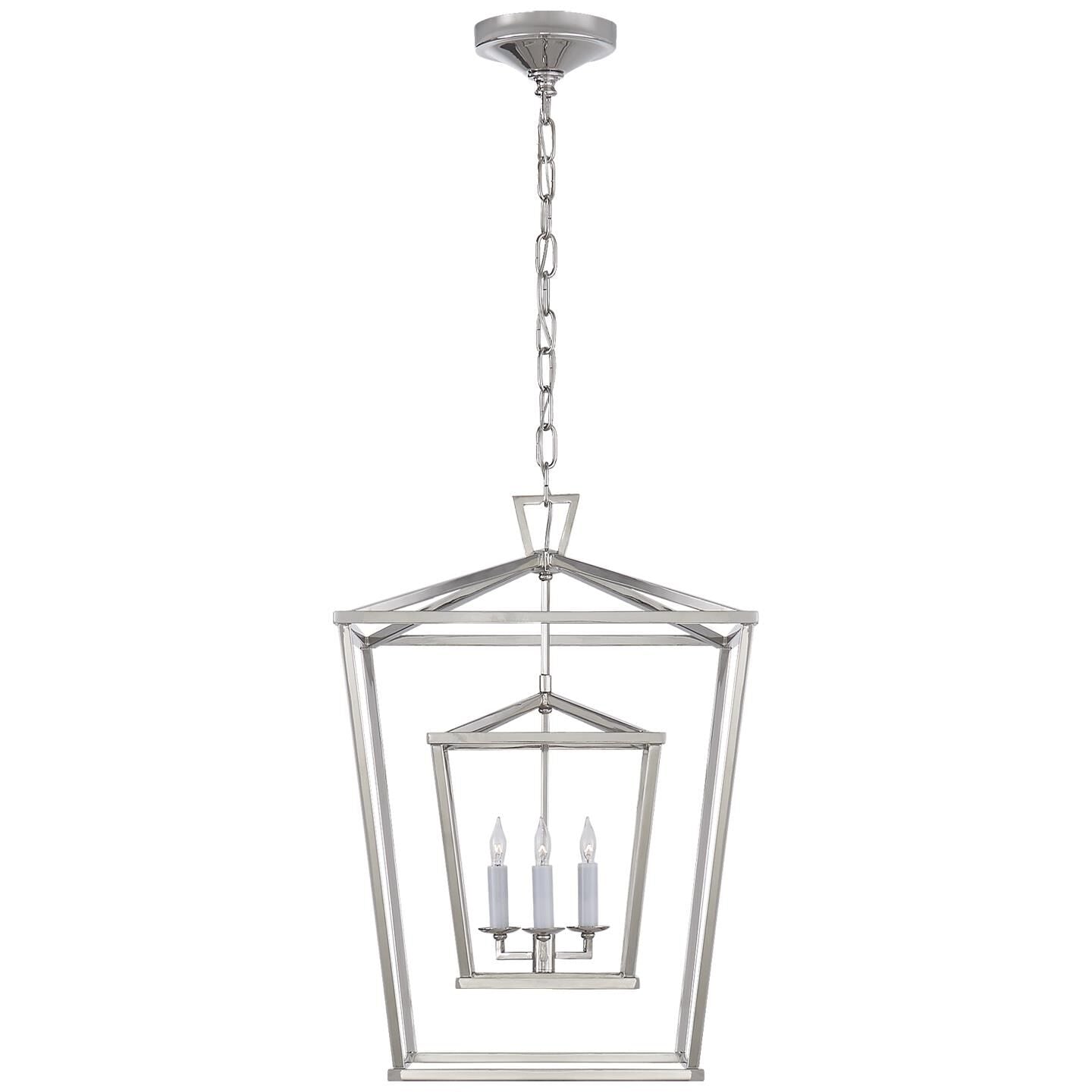 Visual Comfort Signature Collection Chapman & Myers Darlana 17 Inch Cage Pendant Darlana - CHC 2178PN - Transitional
