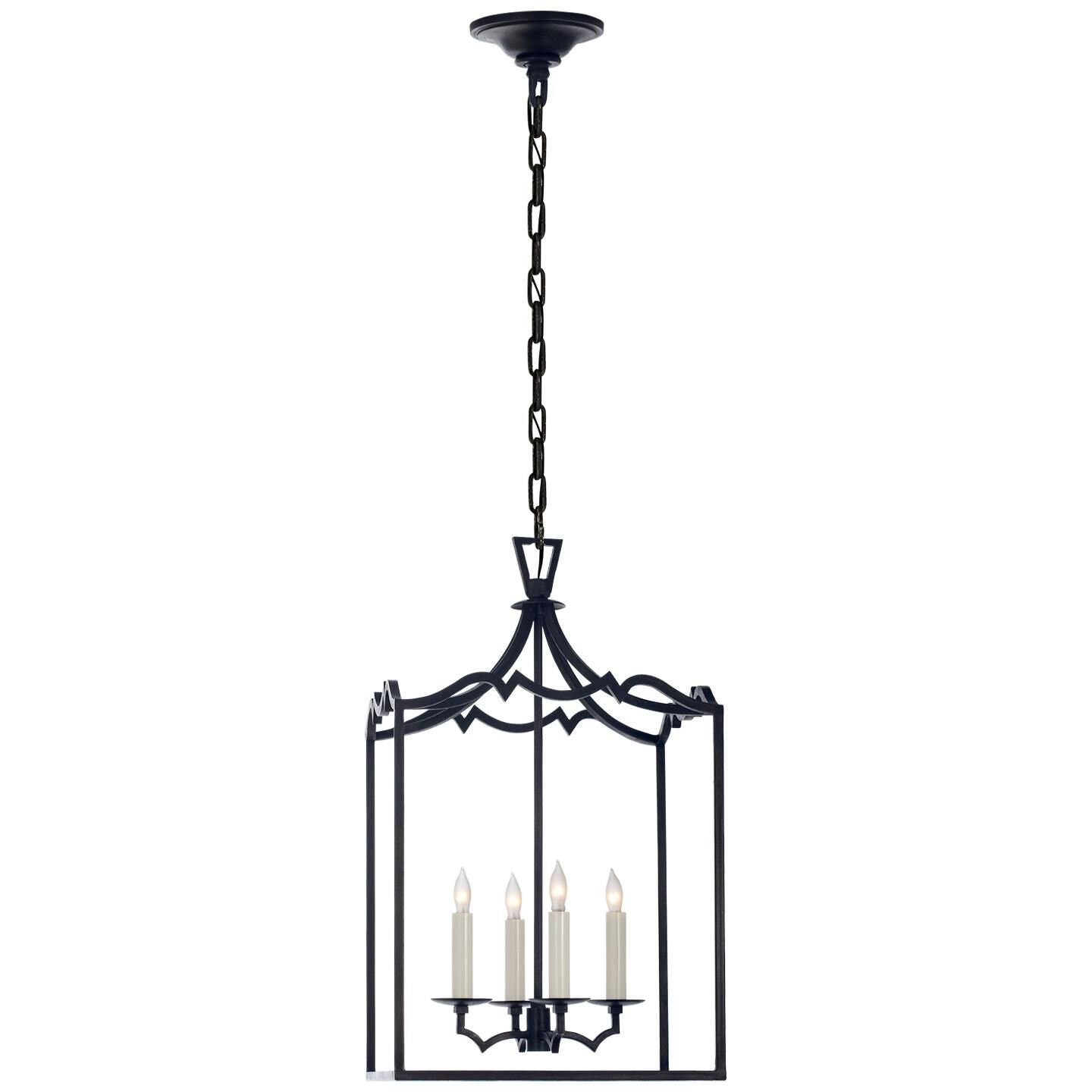 Visual Comfort Signature Collection Chapman & Myers Darlana 12 Inch Cage Pendant Darlana - CHC 2180AI - Transitional