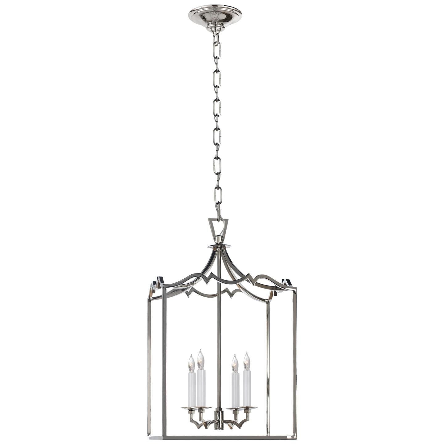 Visual Comfort Signature Collection Chapman & Myers Darlana 12 Inch Cage Pendant Darlana - CHC 2180PN - Transitional