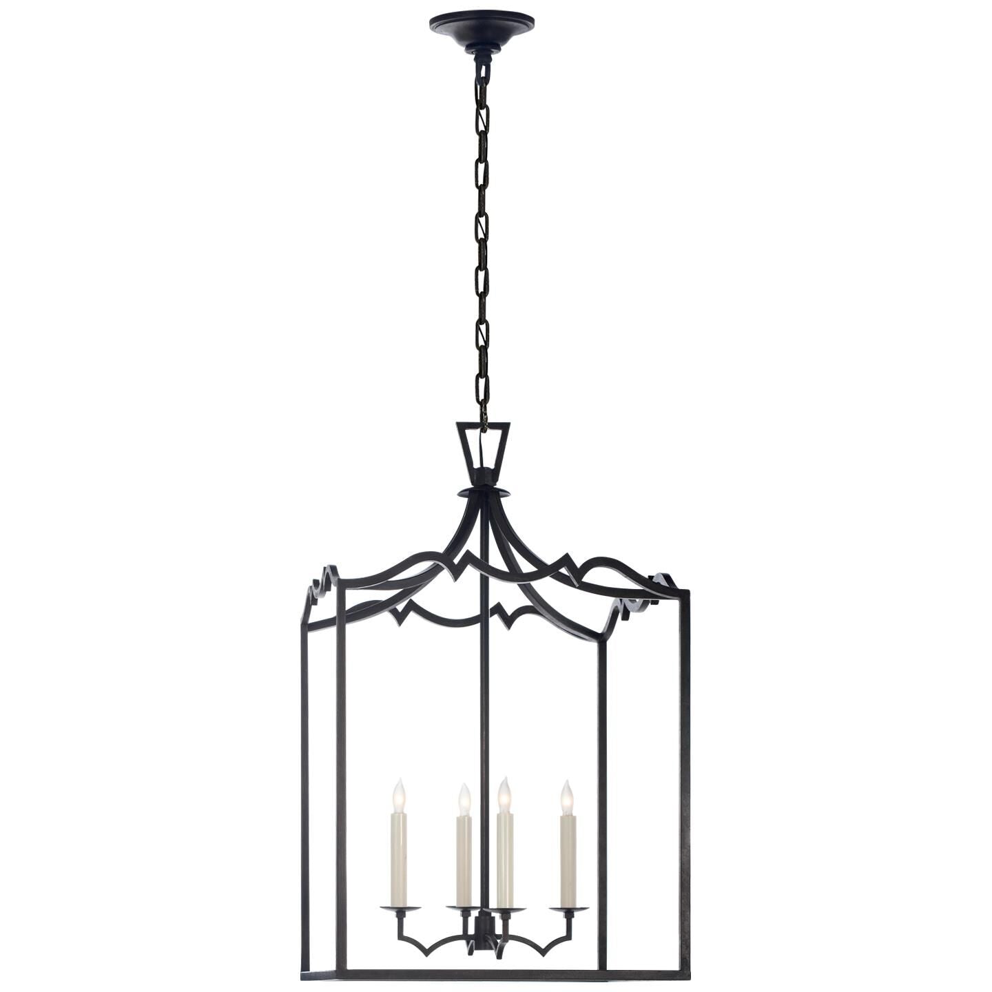 Visual Comfort Signature Collection Chapman & Myers Darlana 17 Inch Cage Pendant Darlana - CHC 2181AI - Transitional