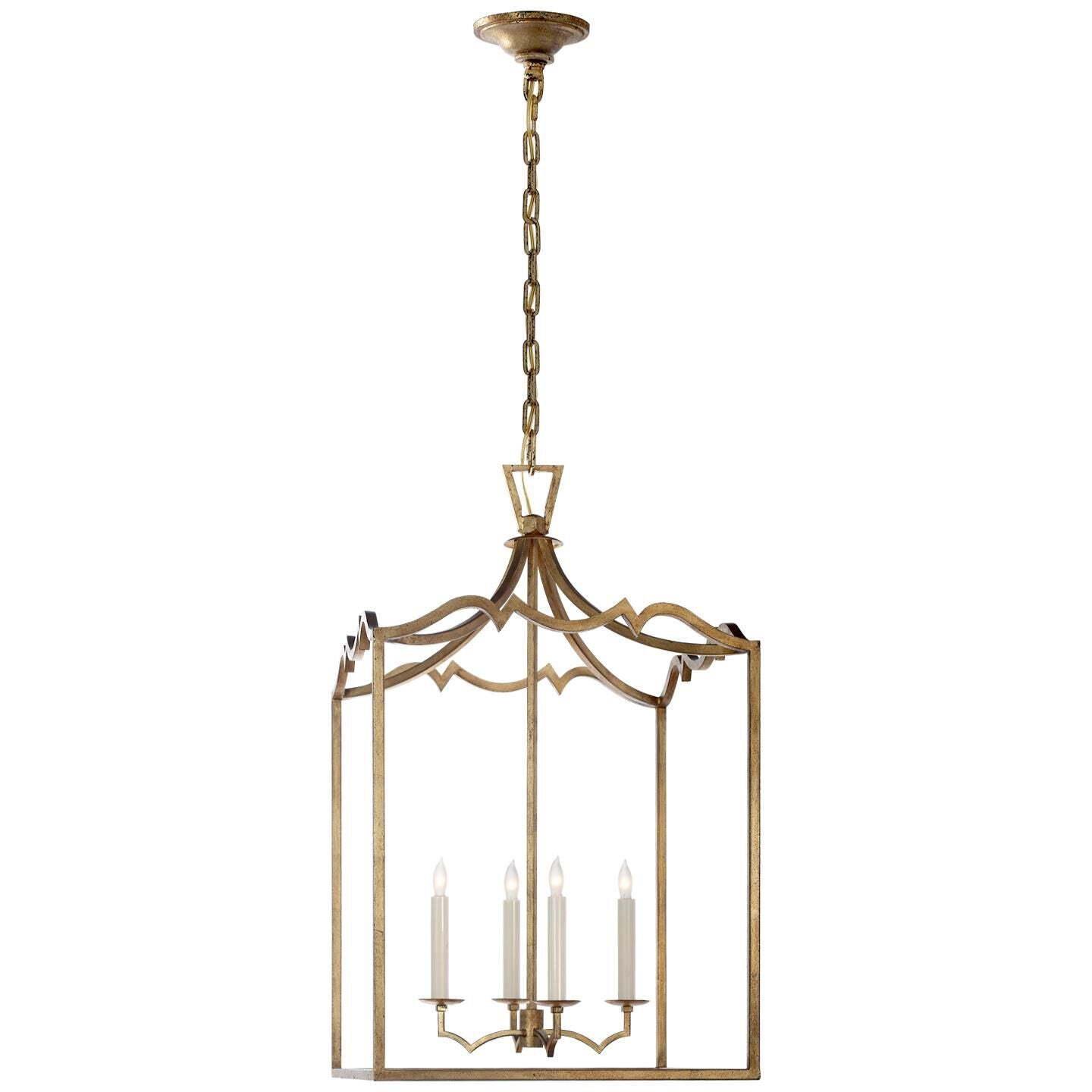 Visual Comfort Signature Collection Chapman & Myers Darlana 17 Inch Cage Pendant Darlana - CHC 2181GI - Transitional