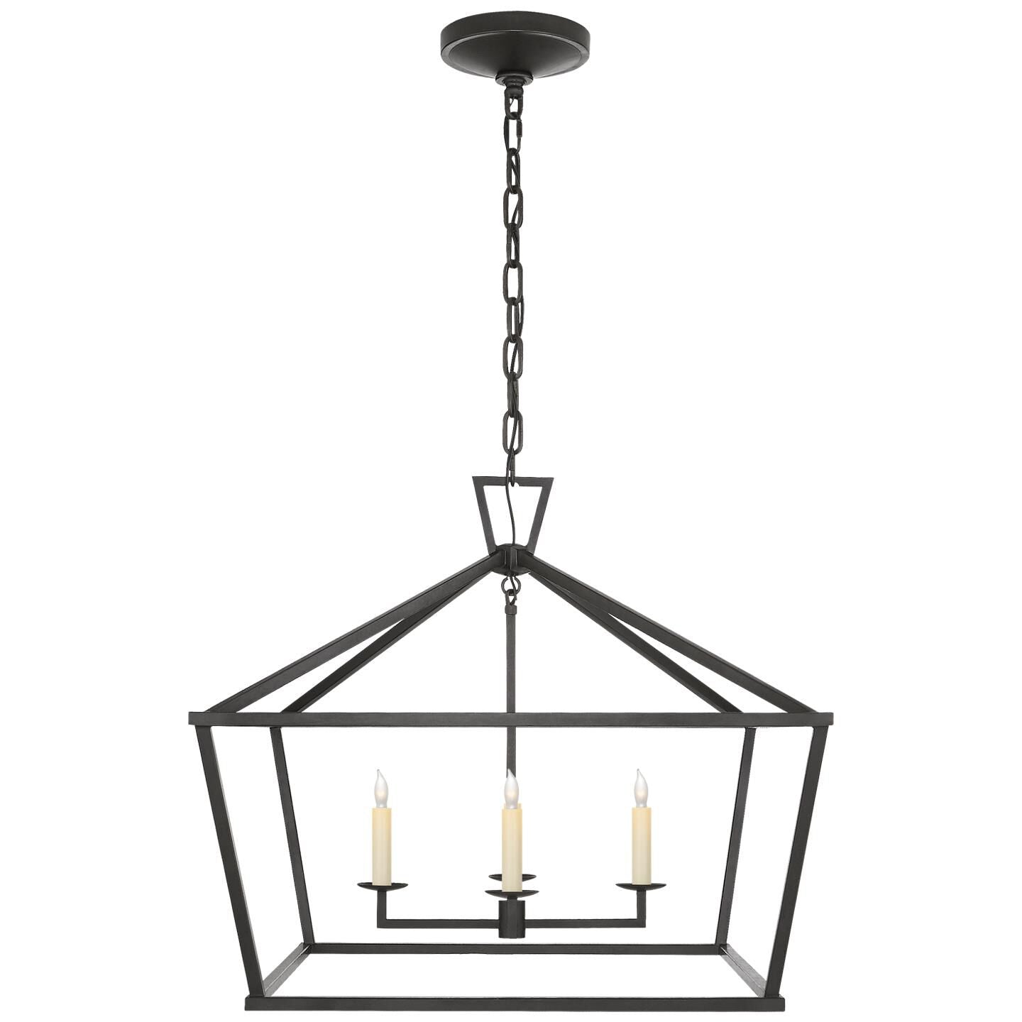 Visual Comfort Signature Collection Chapman & Myers Darlana 28 Inch Cage Pendant Darlana - CHC 2187AI - Transitional