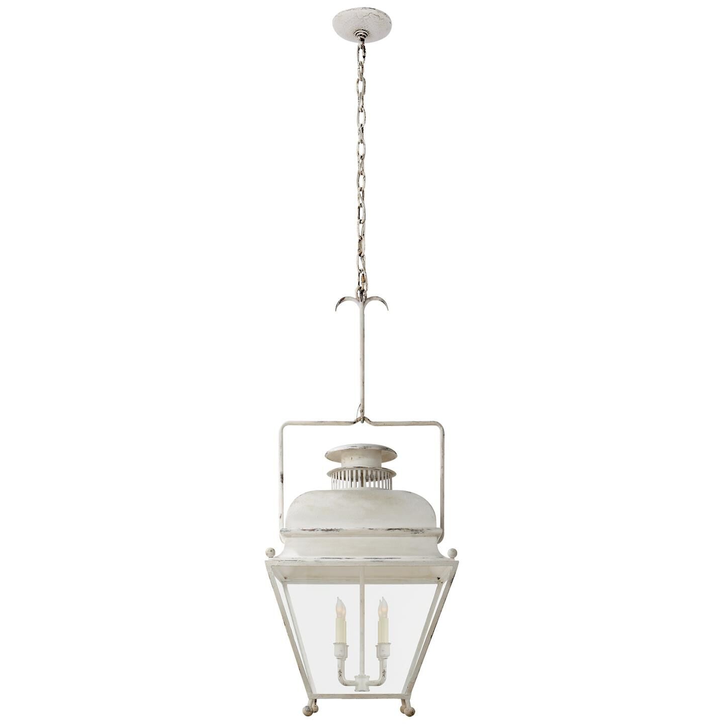 Visual Comfort Signature Collection Chapman & Myers Holborn 18 Inch Cage Pendant Holborn - CHC 2216OW - Early American