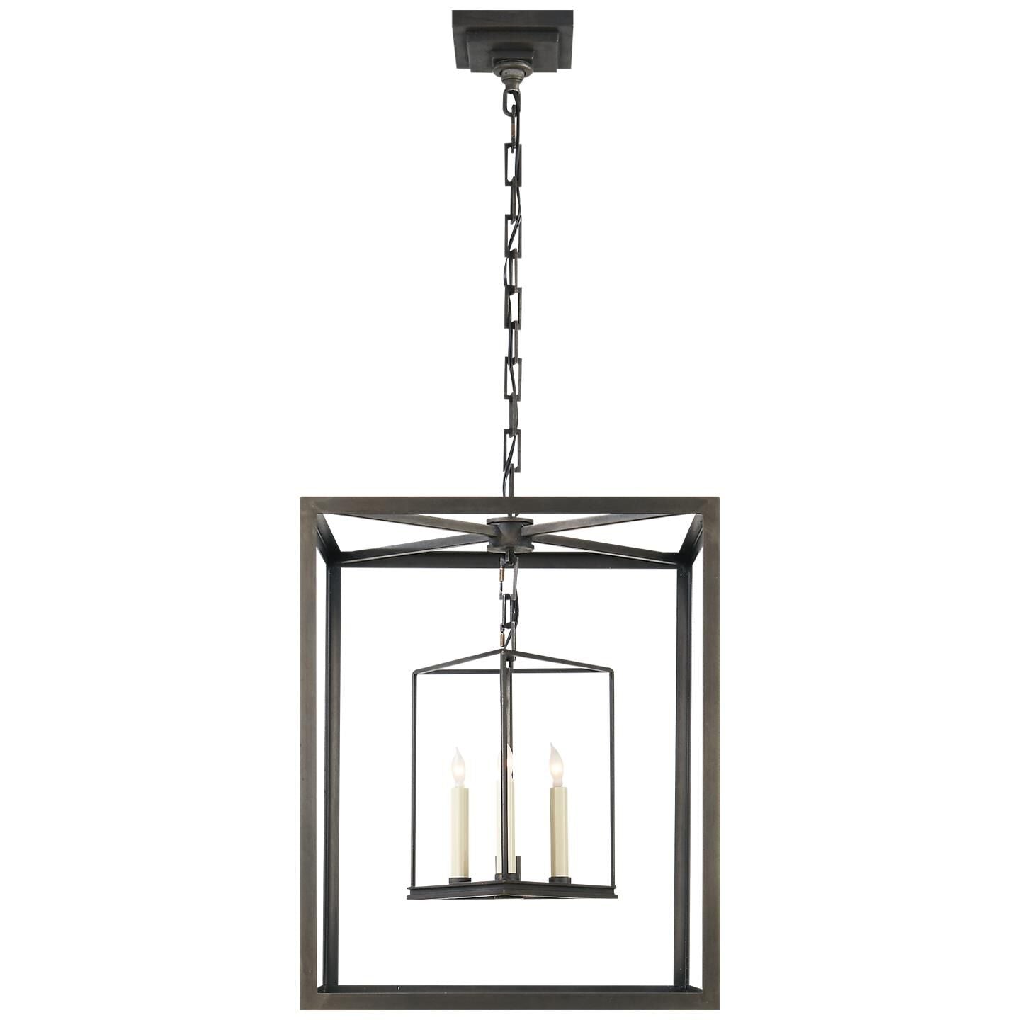 Visual Comfort Signature Collection Chapman & Myers Osborne 18 Inch Cage Pendant Osborne - CHC 2217AI - Transitional