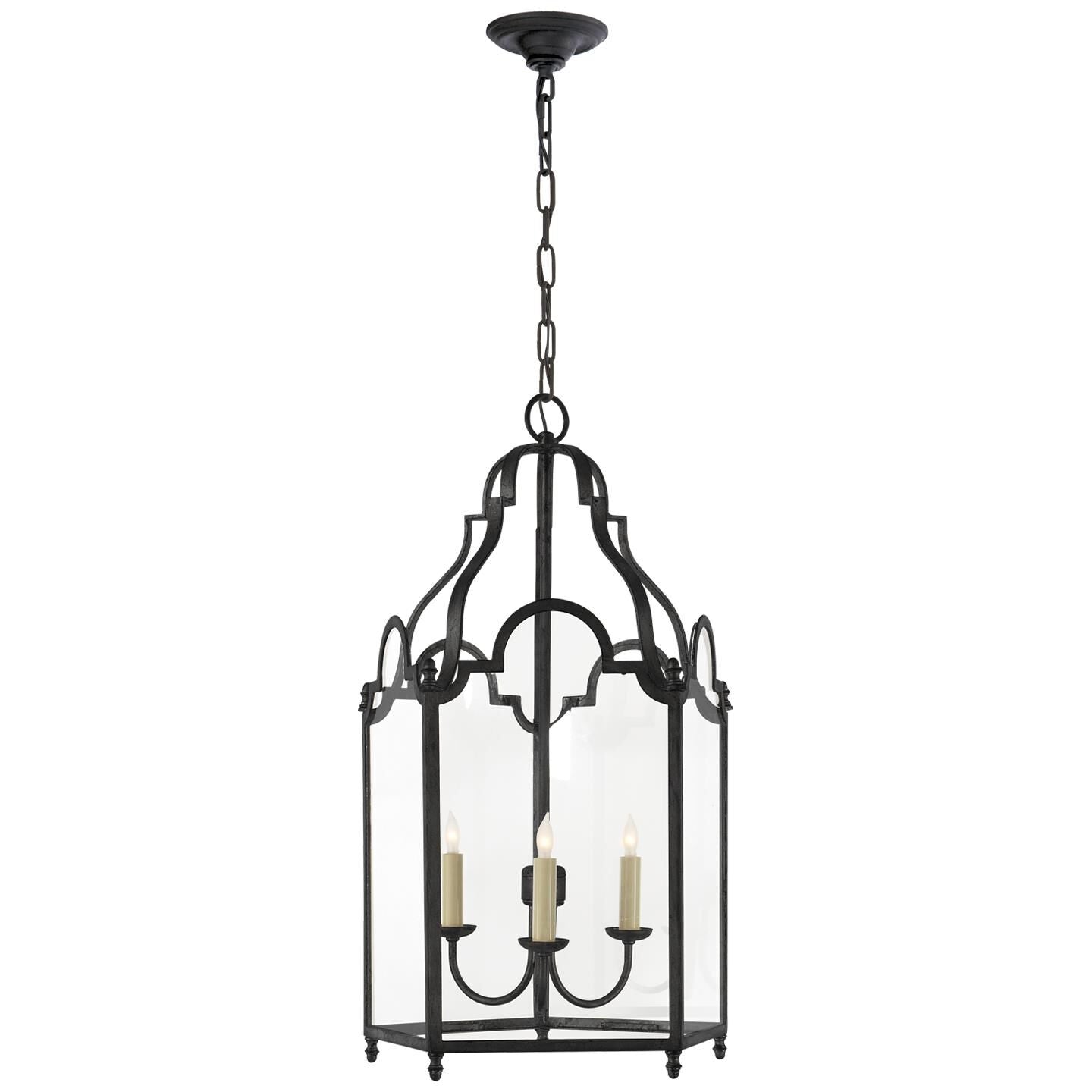 Visual Comfort Signature Collection Chapman & Myers French Market 16 Inch Cage Pendant French Market - CHC 3414BR - Traditional