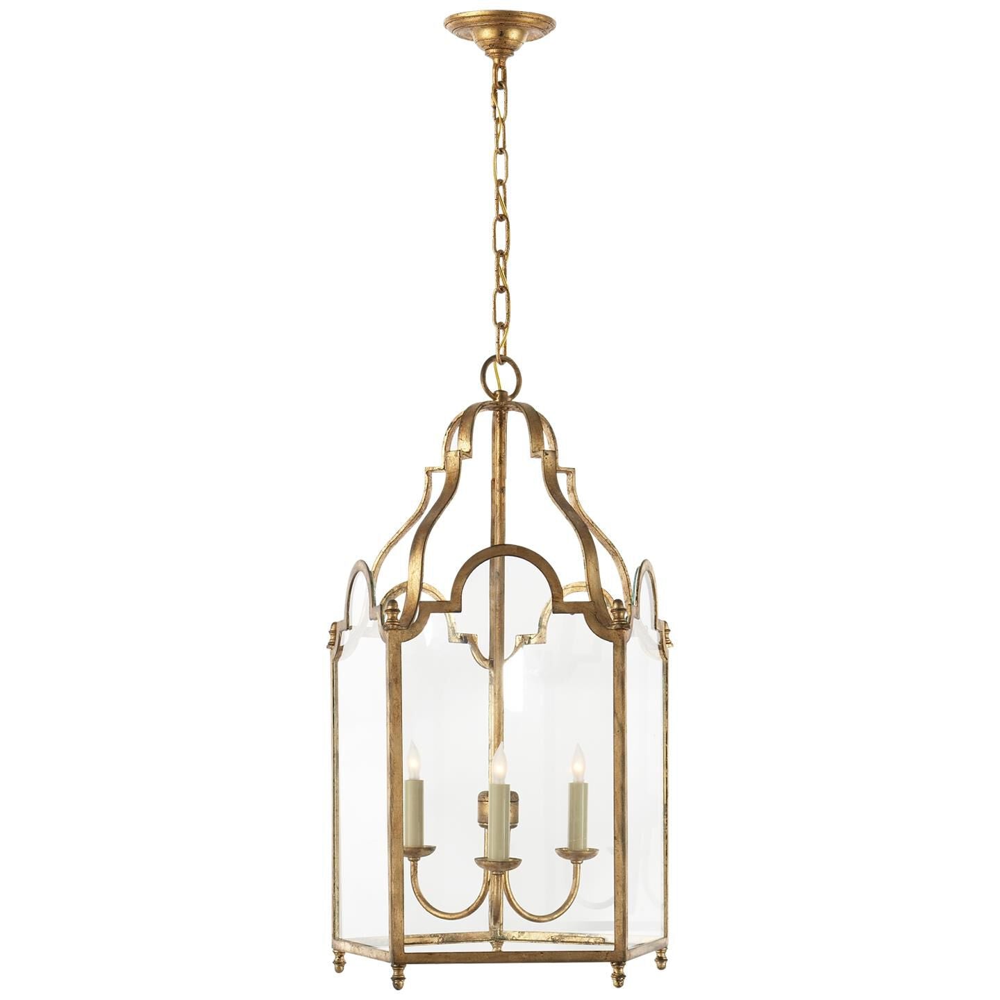 Visual Comfort Signature Collection Chapman & Myers French Market 16 Inch Cage Pendant French Market - CHC 3414GI - Traditional