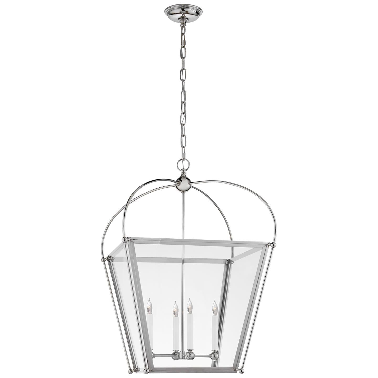 Visual Comfort Signature Collection Chapman & Myers Plantation 21 Inch Cage Pendant Plantation - CHC 3439PN-CG - Traditional