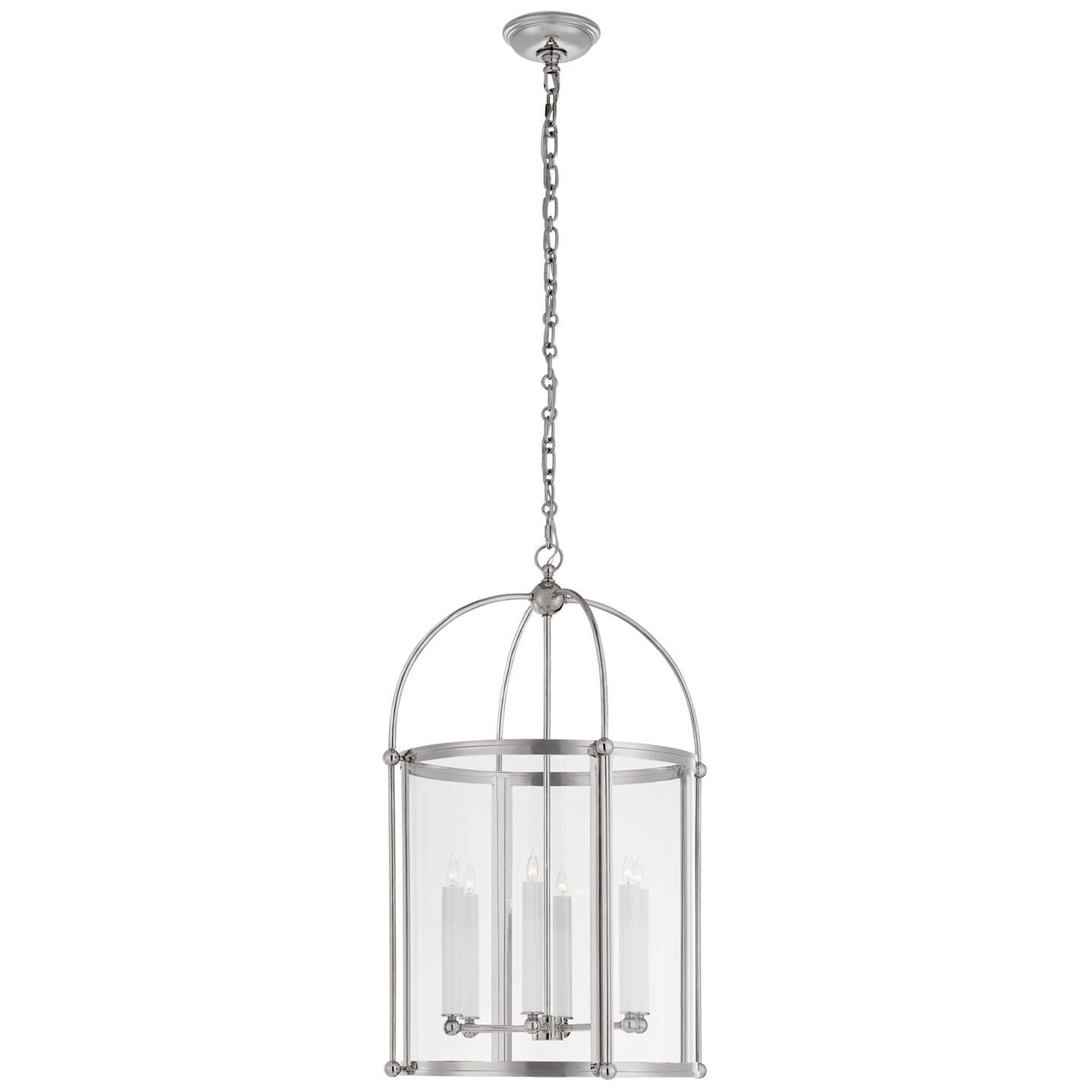 Visual Comfort Signature Collection Chapman & Myers Plantation Round 19 Inch Cage Pendant Plantation Round - CHC 3451PN-CG - Traditional