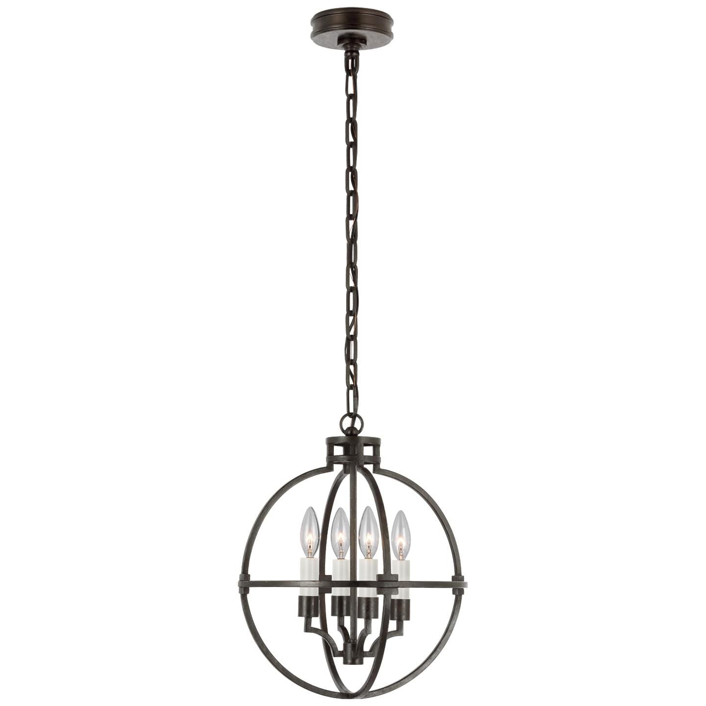 Visual Comfort Signature Collection Chapman & Myers Lexie 14 Inch Cage Pendant Lexie - CHC 5515AI - Modern Contemporary