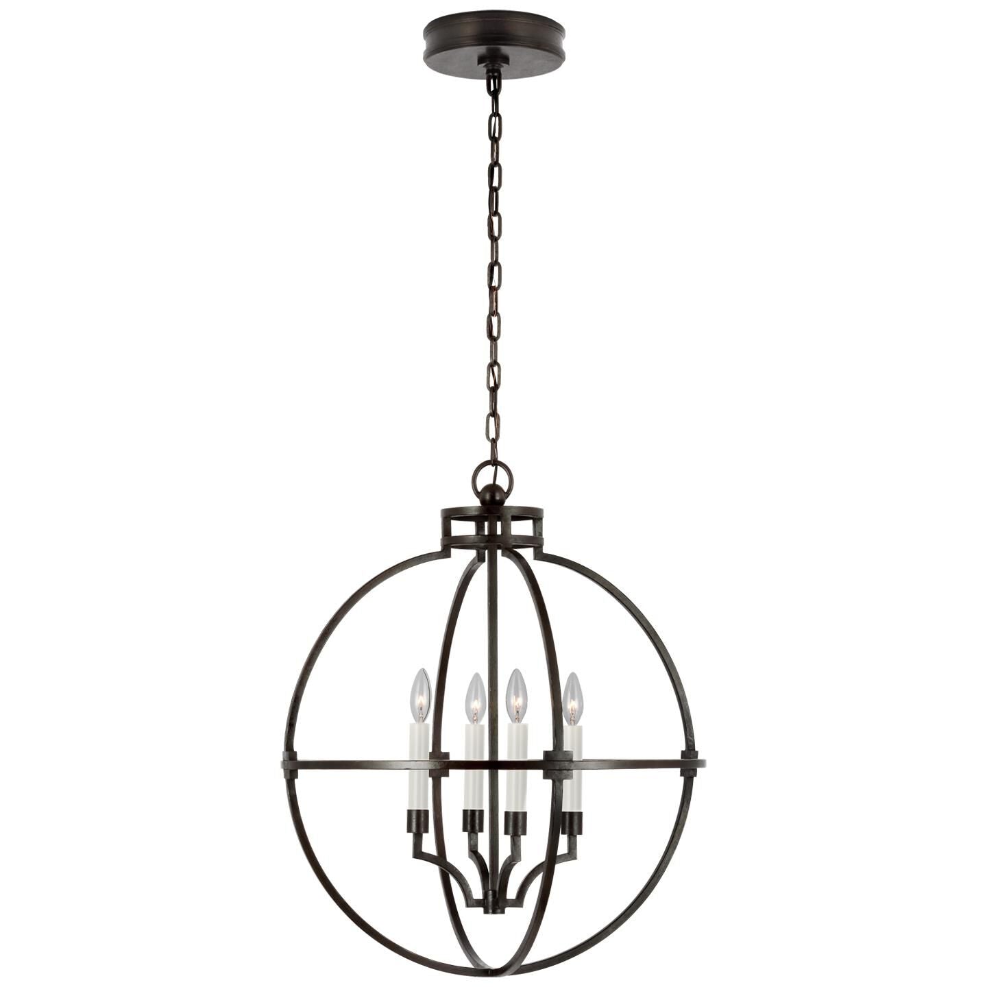 Visual Comfort Signature Collection Chapman & Myers Lexie 24 Inch Cage Pendant Lexie - CHC 5517AI - Modern Contemporary