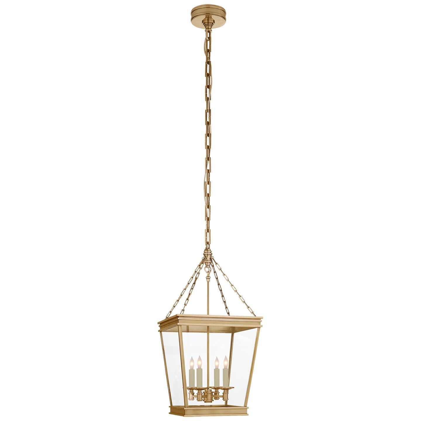 Visual Comfort Signature Collection Chapman & Myers Launceton 12 Inch Cage Pendant Launceton - CHC 5610AB-CG - Transitional