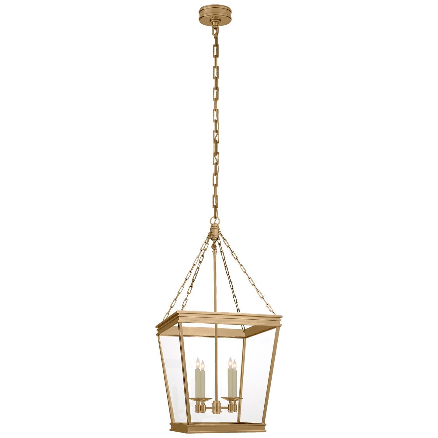 Visual Comfort Signature Collection Chapman & Myers Launceton 17 Inch Cage Pendant Launceton - CHC 5611AB-CG - Transitional