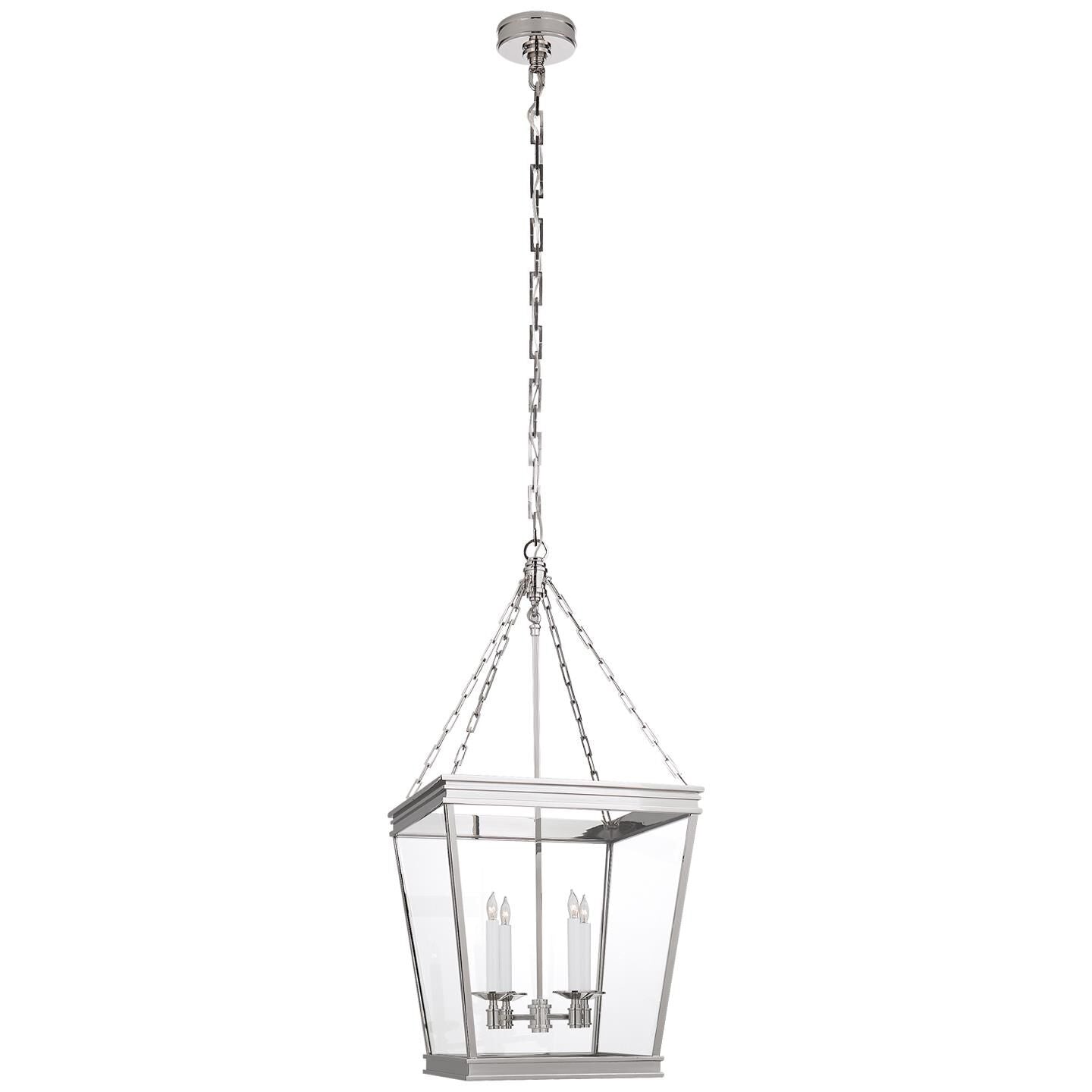 Visual Comfort Signature Collection Chapman & Myers Launceton 17 Inch Cage Pendant Launceton - CHC 5611PN-CG - Transitional