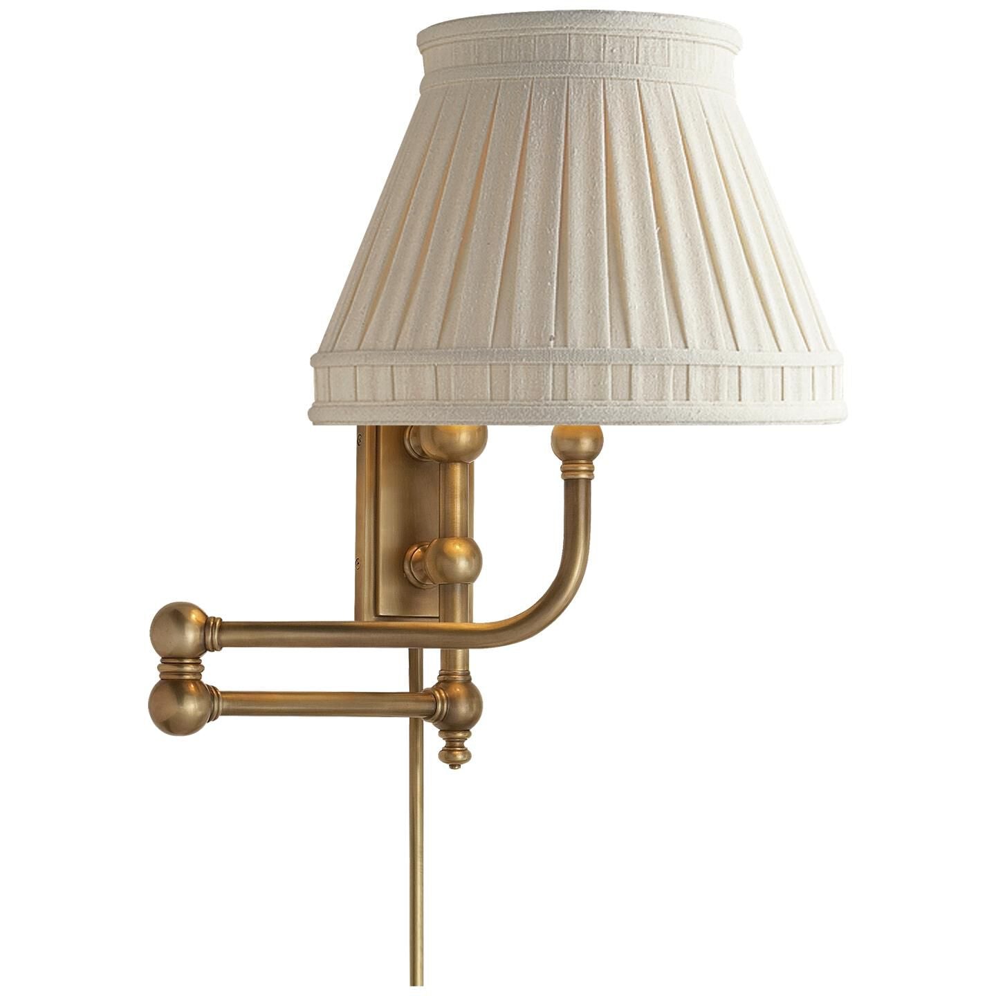 Visual Comfort Signature Collection Chapman & Myers Pimlico Wall Swing Lamp Pimlico - CHD 2154AB-LCC - Transitional