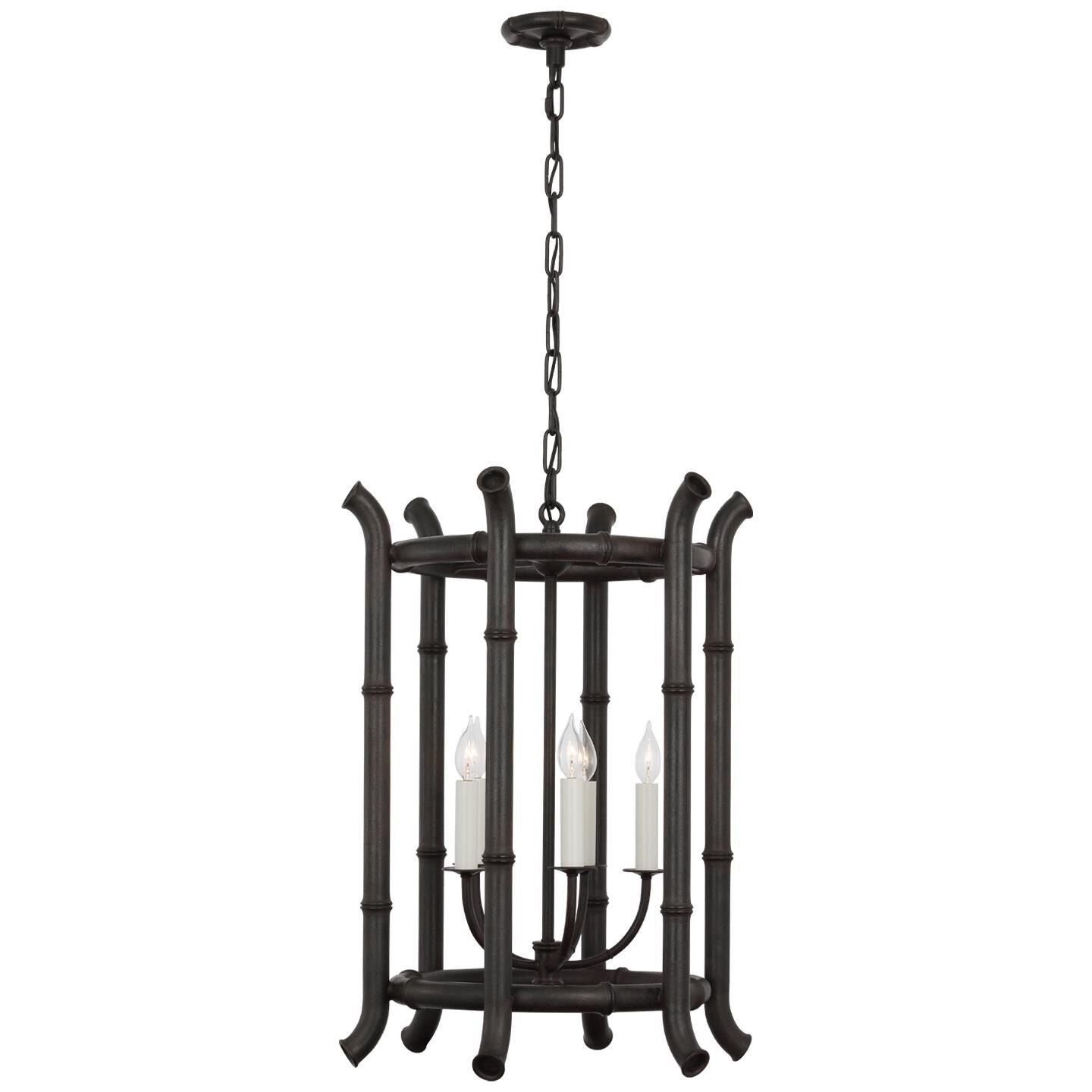 Visual Comfort Signature Collection Fisher Weisman Alana 22 Inch Cage Pendant Alana - FW 5105FR - Traditional