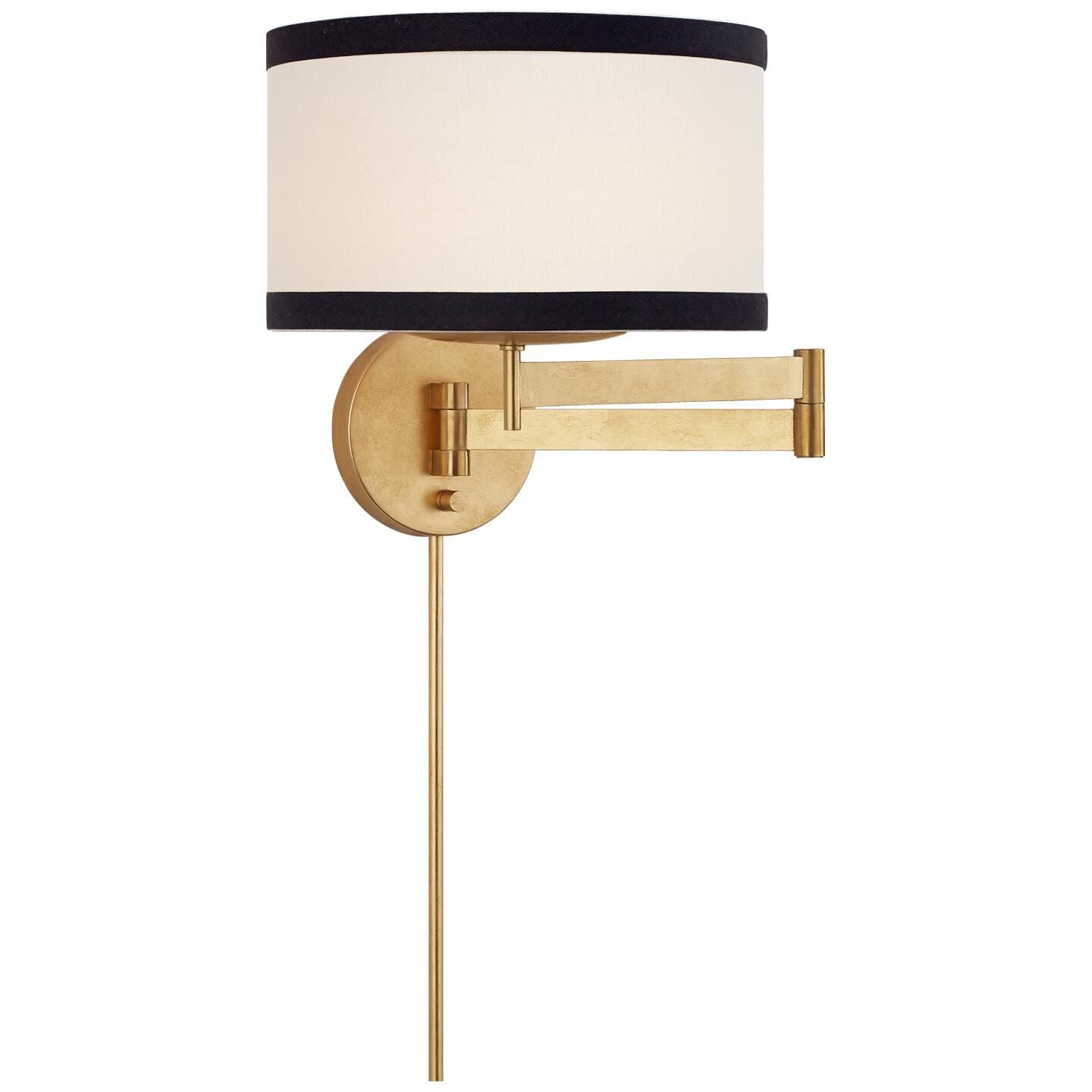 Visual Comfort Signature Collection kate spade new york Walker Wall Swing Lamp Walker - KS 2075G-L-BL - Transitional