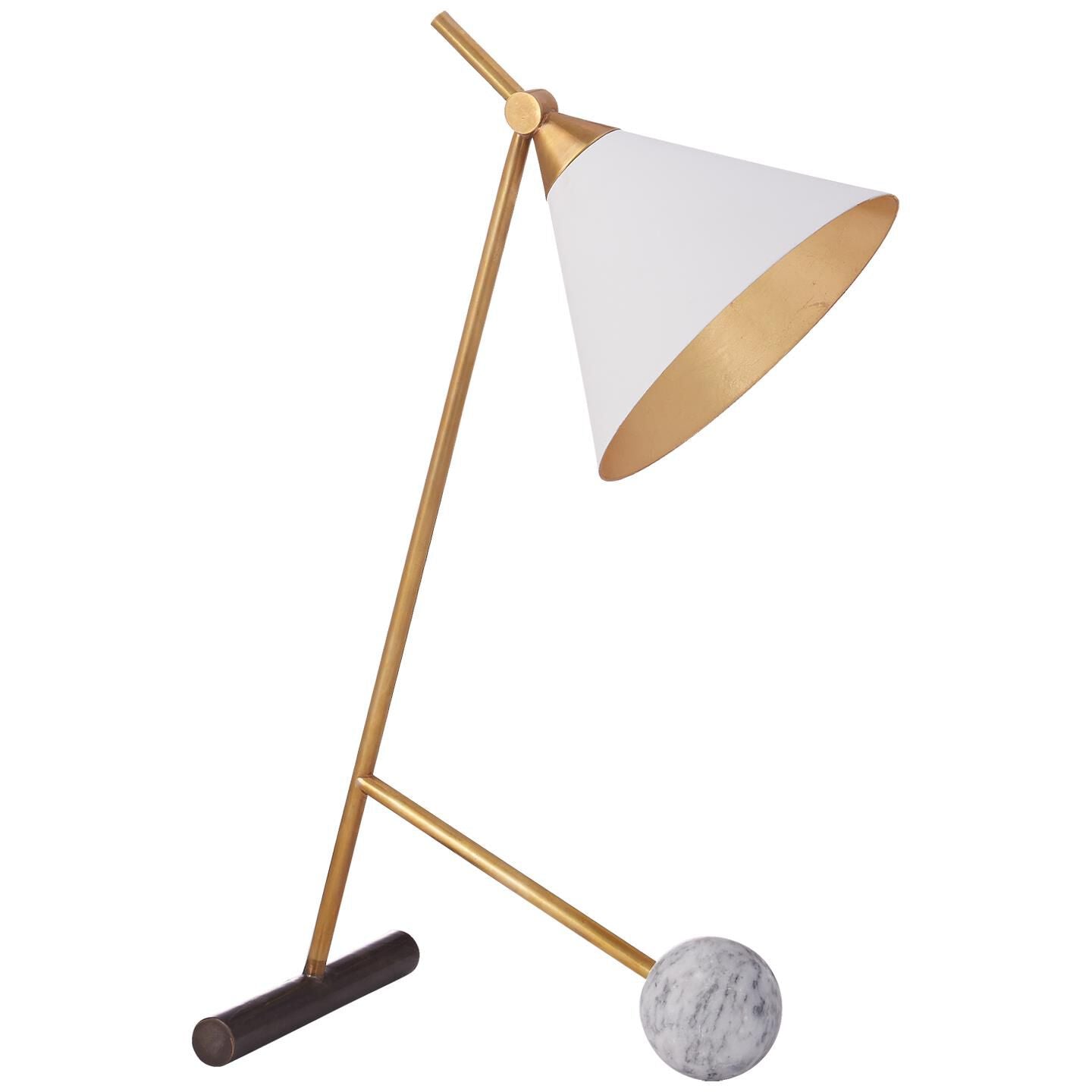 Visual Comfort Signature Collection Kelly Wearstler Cleo 18 Inch Desk Lamp Cleo - KW 3410BZ-AB - Modern Contemporary