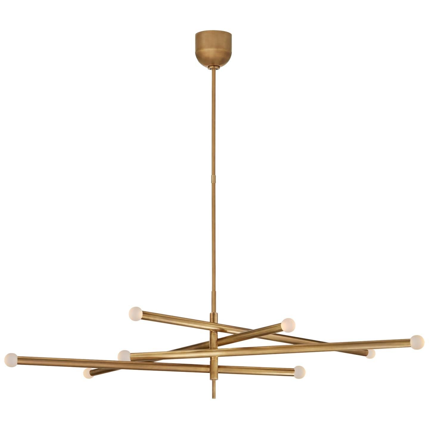 Visual Comfort Signature Collection Kelly Wearstler Rousseau 3 Inch LED Mini Chandelier Rousseau - KW 5589AB-ECG - Art Deco