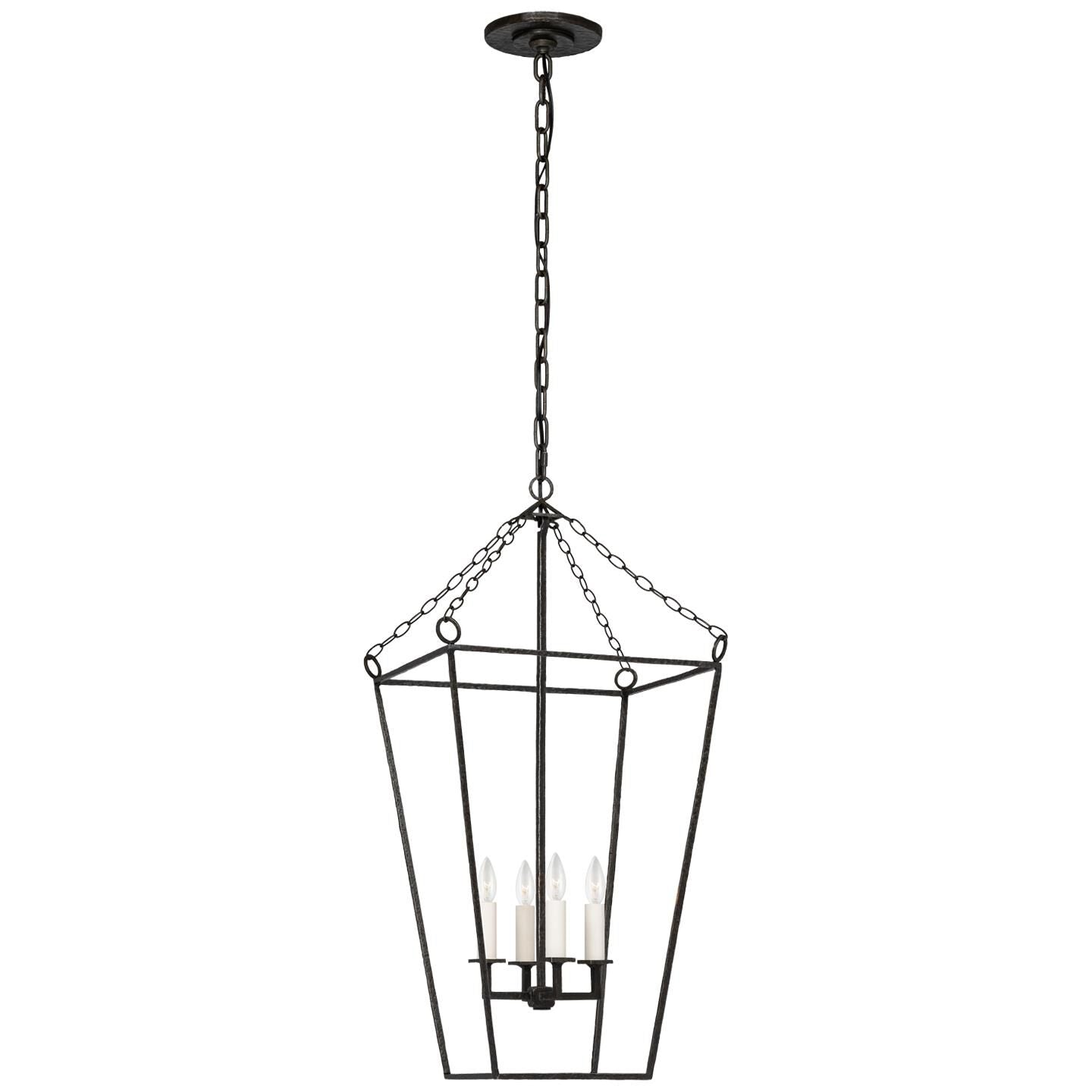 Visual Comfort Signature Collection Marie Flanigan Malloy 14 Inch LED Cage Pendant Malloy - MF 5102AI - Transitional
