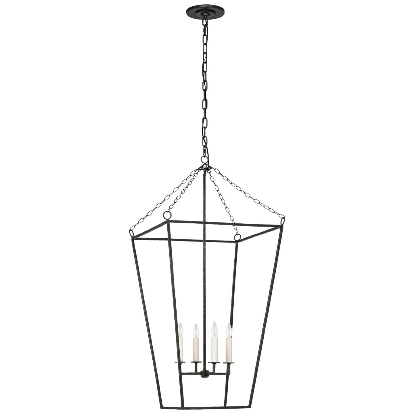 Visual Comfort Signature Collection Marie Flanigan Malloy 18 Inch LED Cage Pendant Malloy - MF 5103AI - Transitional